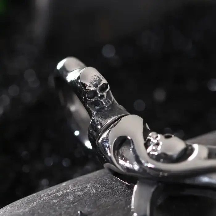 Other Punk Skull Carabiner Keychain Size ONE SIZE - 3 Thumbnail