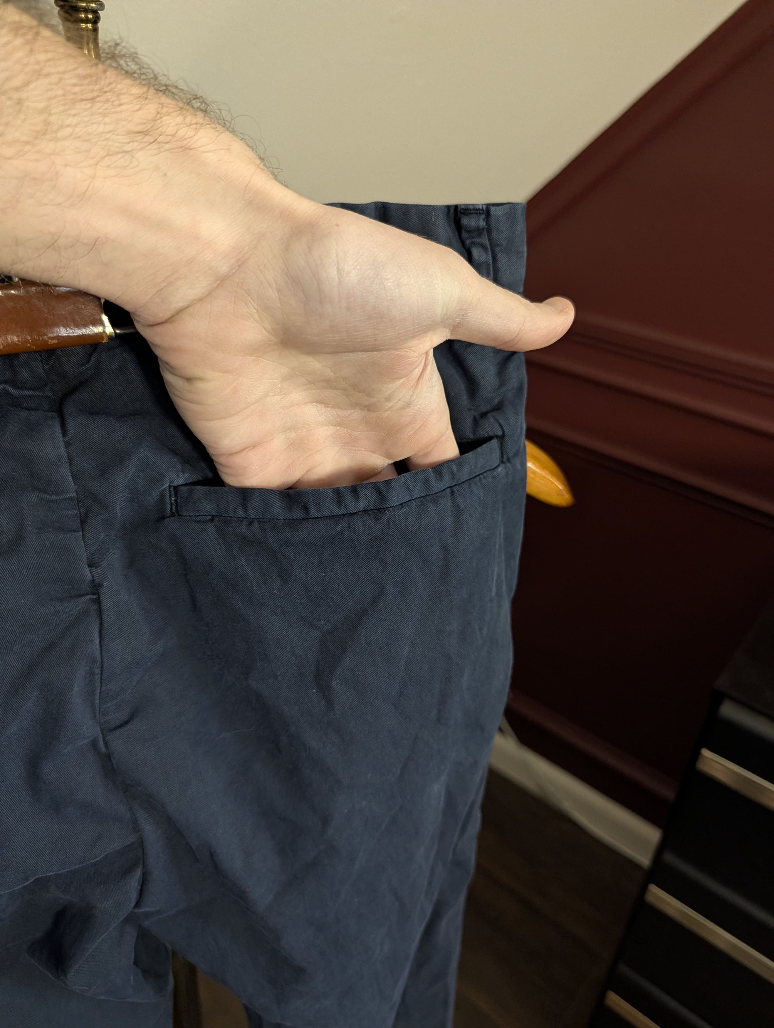 Theory Navy blue SOFT cotton chino pants 28.75" waist Size US 28 / EU 44 - 7 Thumbnail