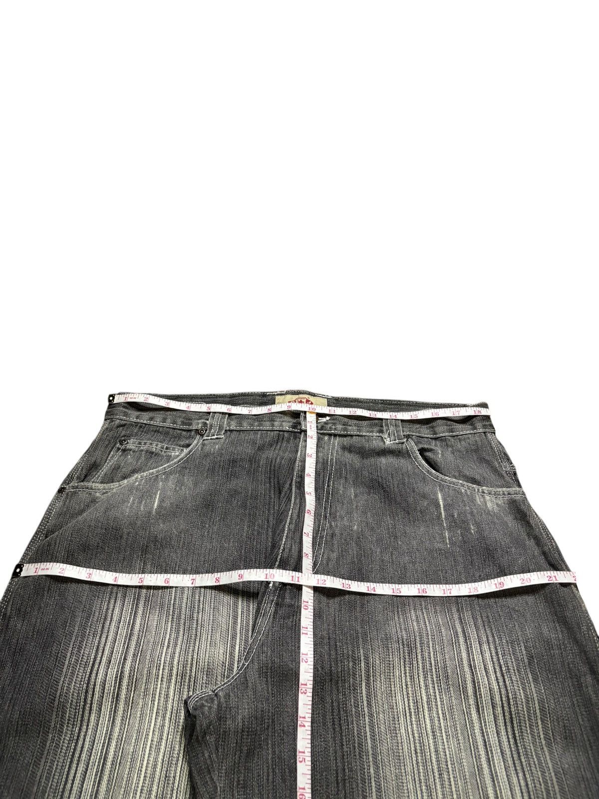 Japanese Brand Vintage Japanese Faded Wash Distress Carpenter Baggy Jeans Size US 36 / EU 52 - 11 Thumbnail