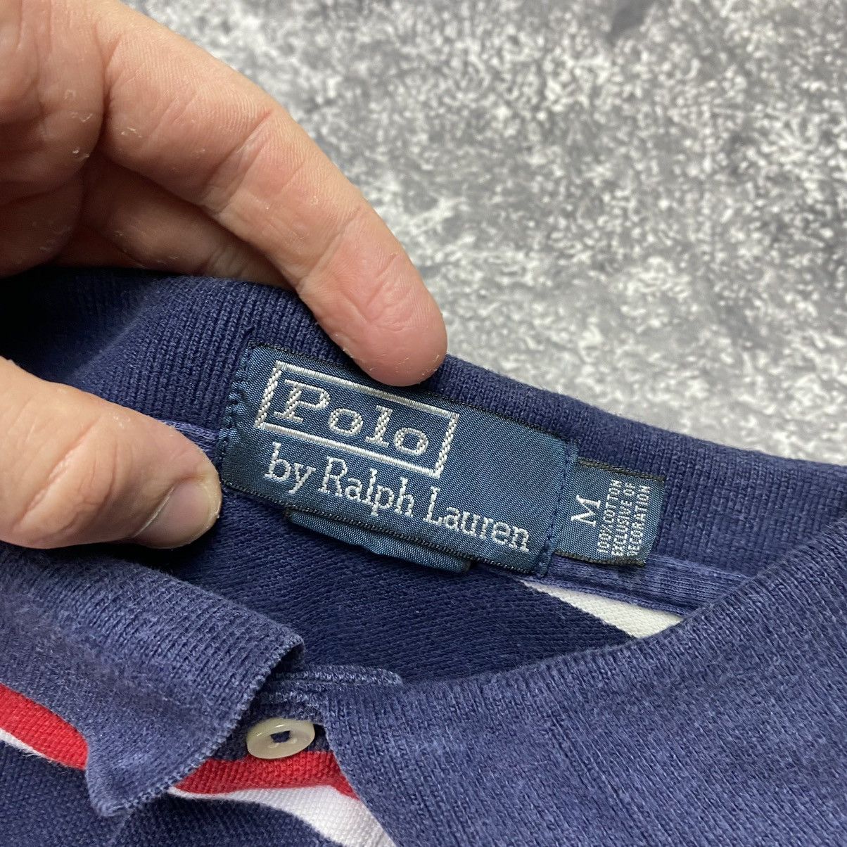 Vintage Vintage Polo Ralph Lauren Small Logo striped y2k polo Size US M / EU 48-50 / 2 - 4 Thumbnail