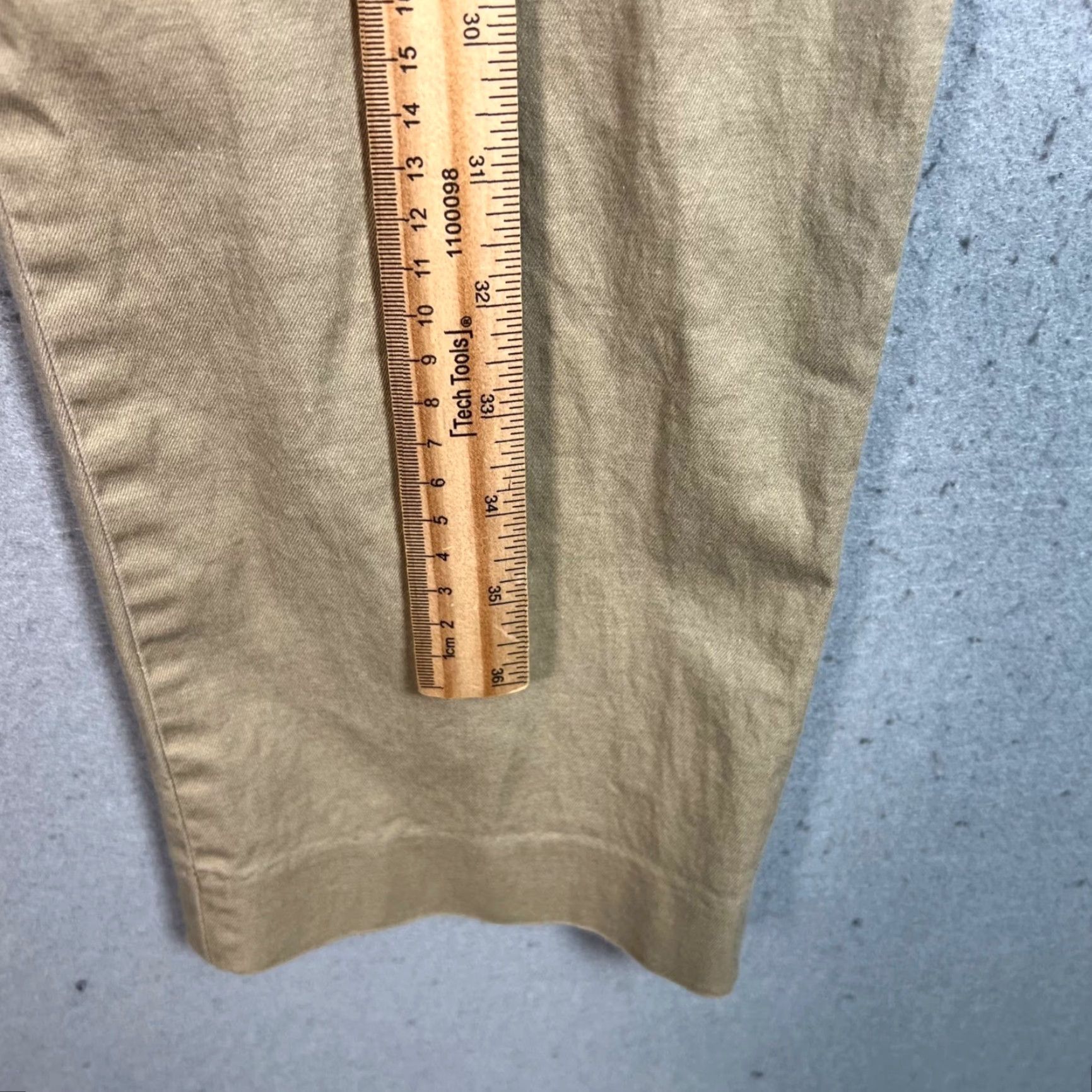 J.Crew J. Crew Bowery Slim Fit Chino Pants Mens 36 x 32 Beige Cotton Blend Slim Straight 90s Preppy Mens Size US 36 / EU 52 - 7 Thumbnail