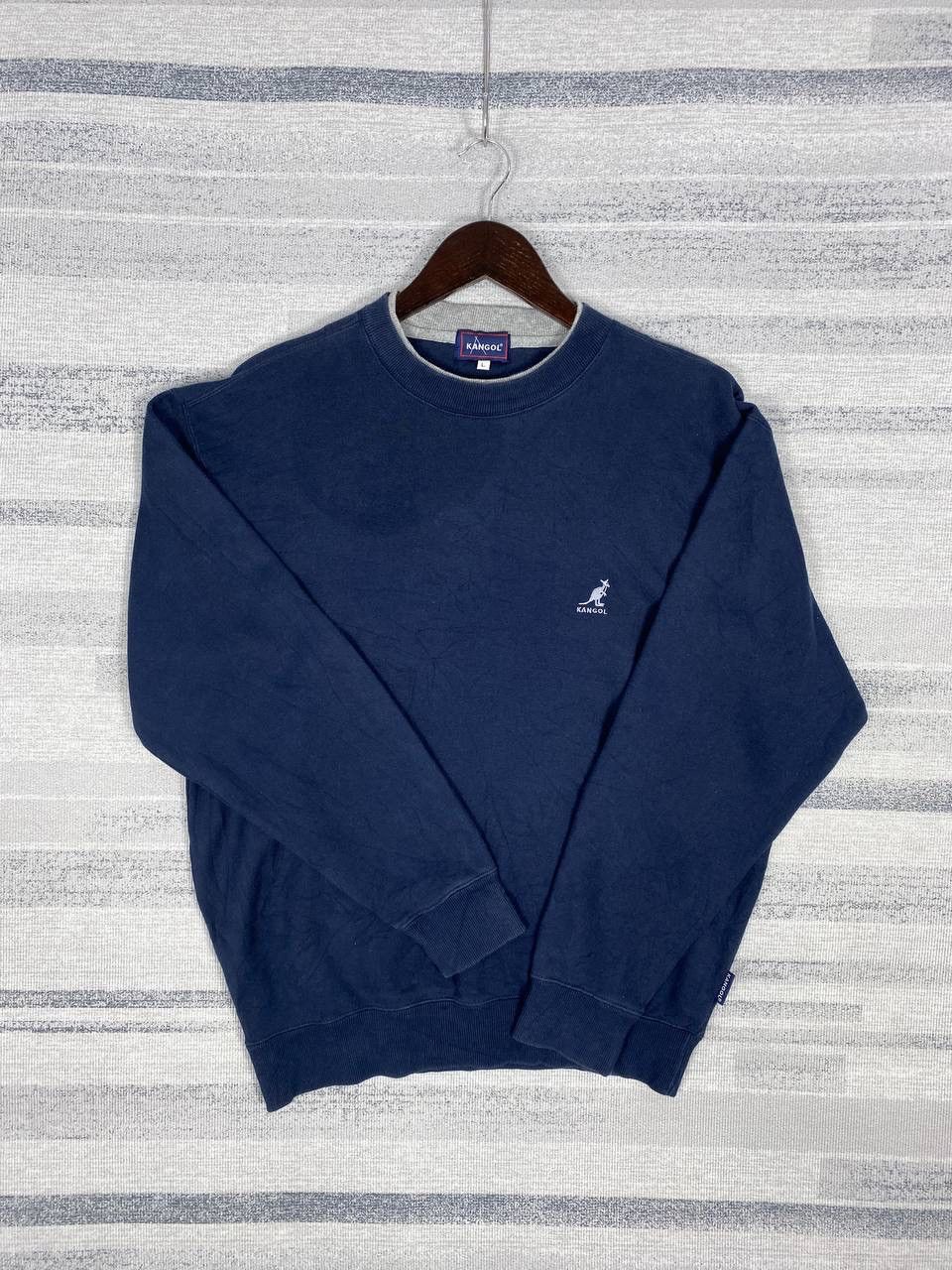Kangol × Vintage Vintage Kangol Sweatshirts Size US L / EU 52-54 / 3 - 3 Thumbnail