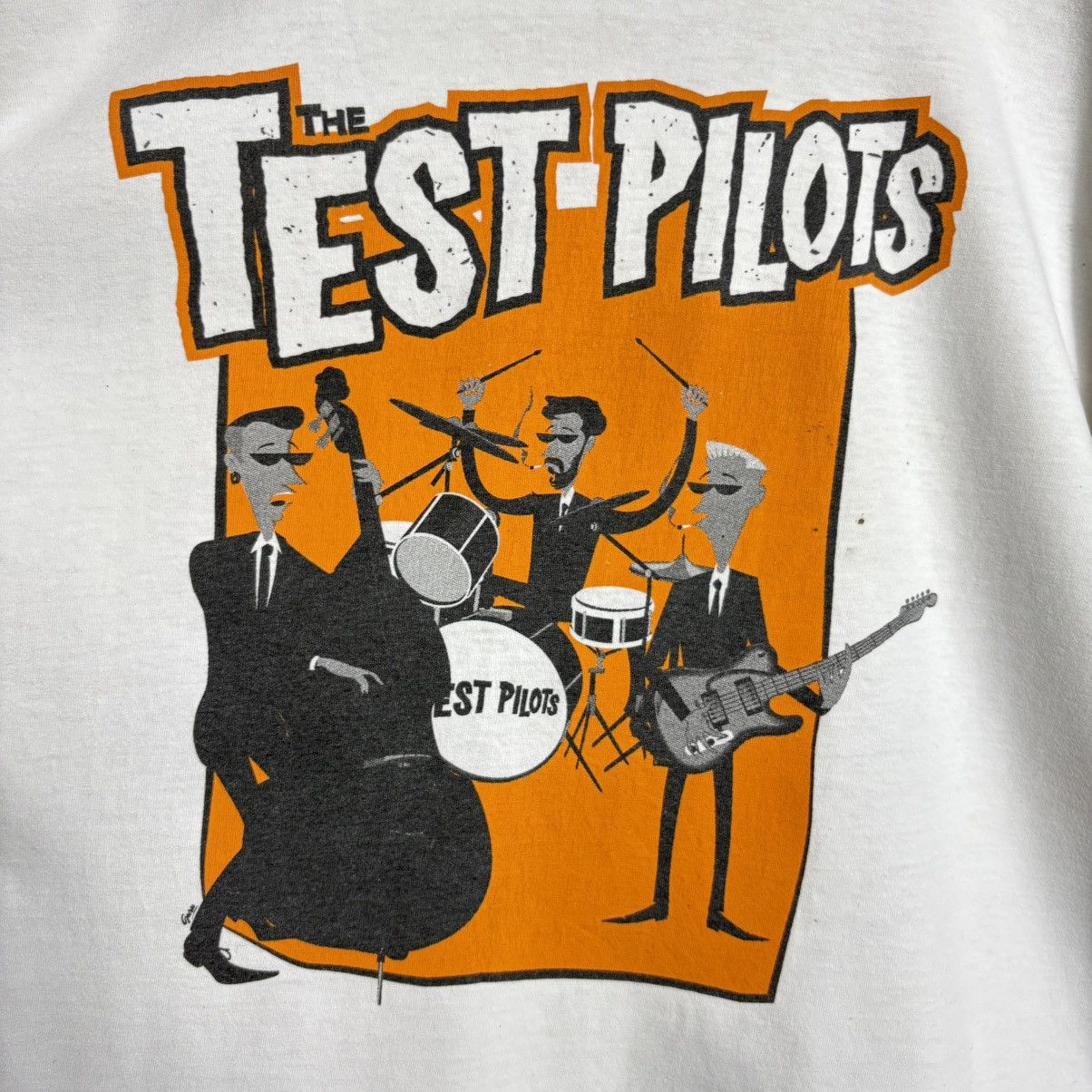 Band Tees Vintage The Test Pilots Psychobilly Punk Band Tee Size US L / EU 52-54 / 3 - 3 Thumbnail