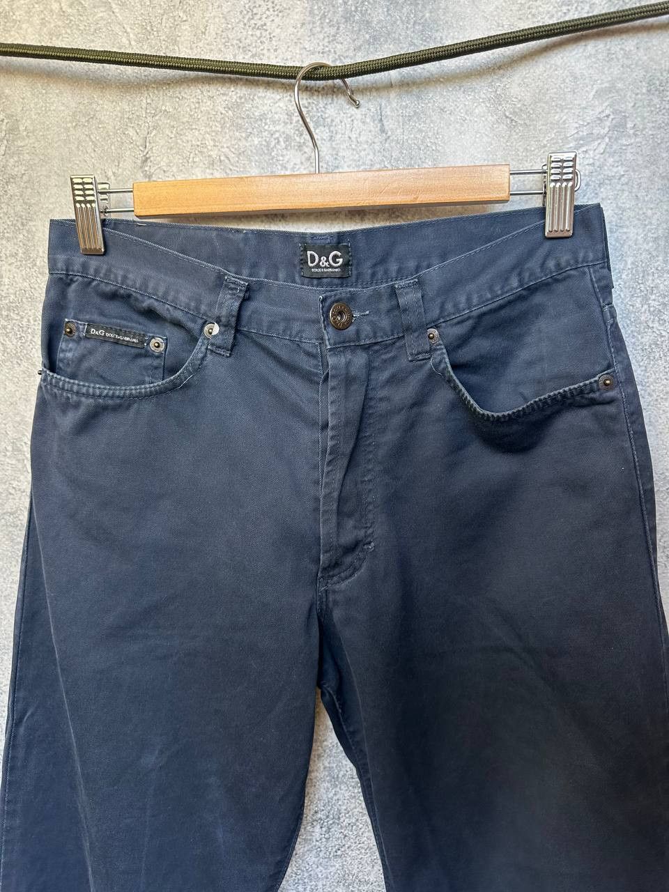 Dolce & Gabbana Dolce & Gabbana Vintage Blue Cotton Pants Jeans Italy Size US 28 / EU 44 - 5 Thumbnail