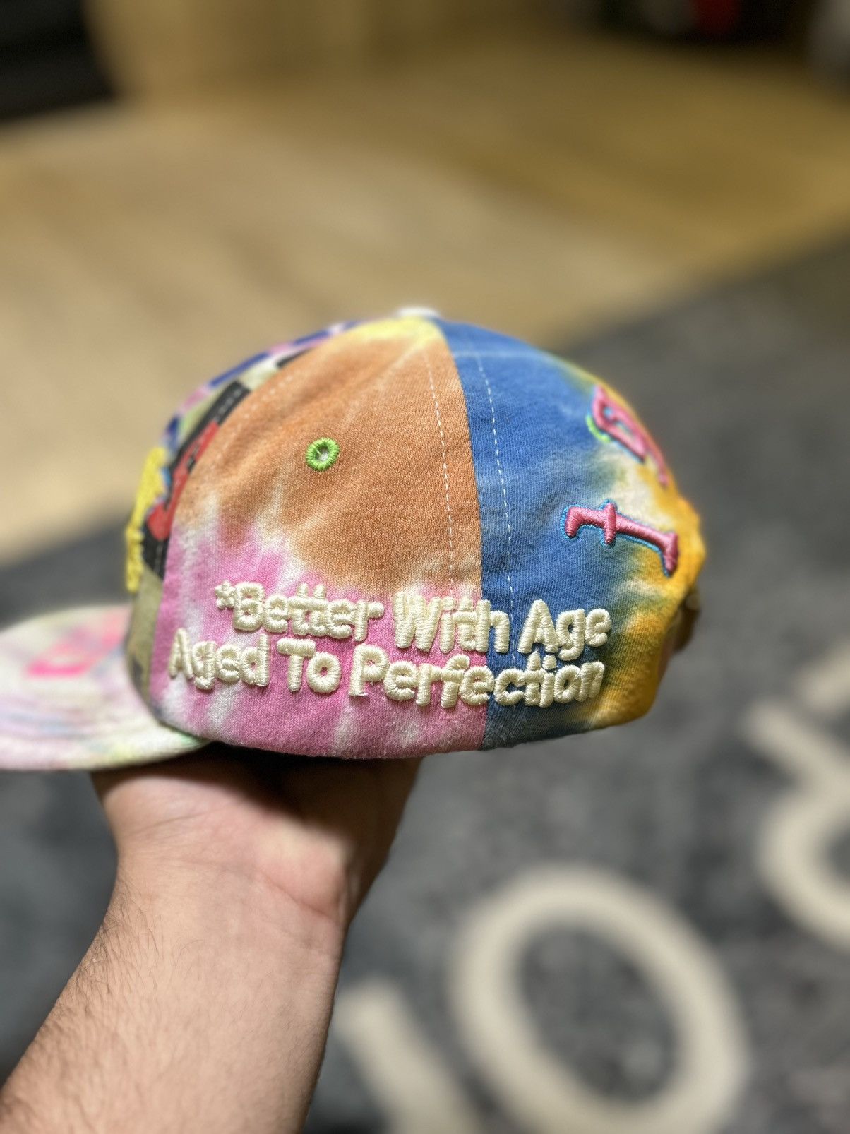 Better With Age Better With Age Reconstructed Tie-Dye Hat Size ONE SIZE - 3 Thumbnail