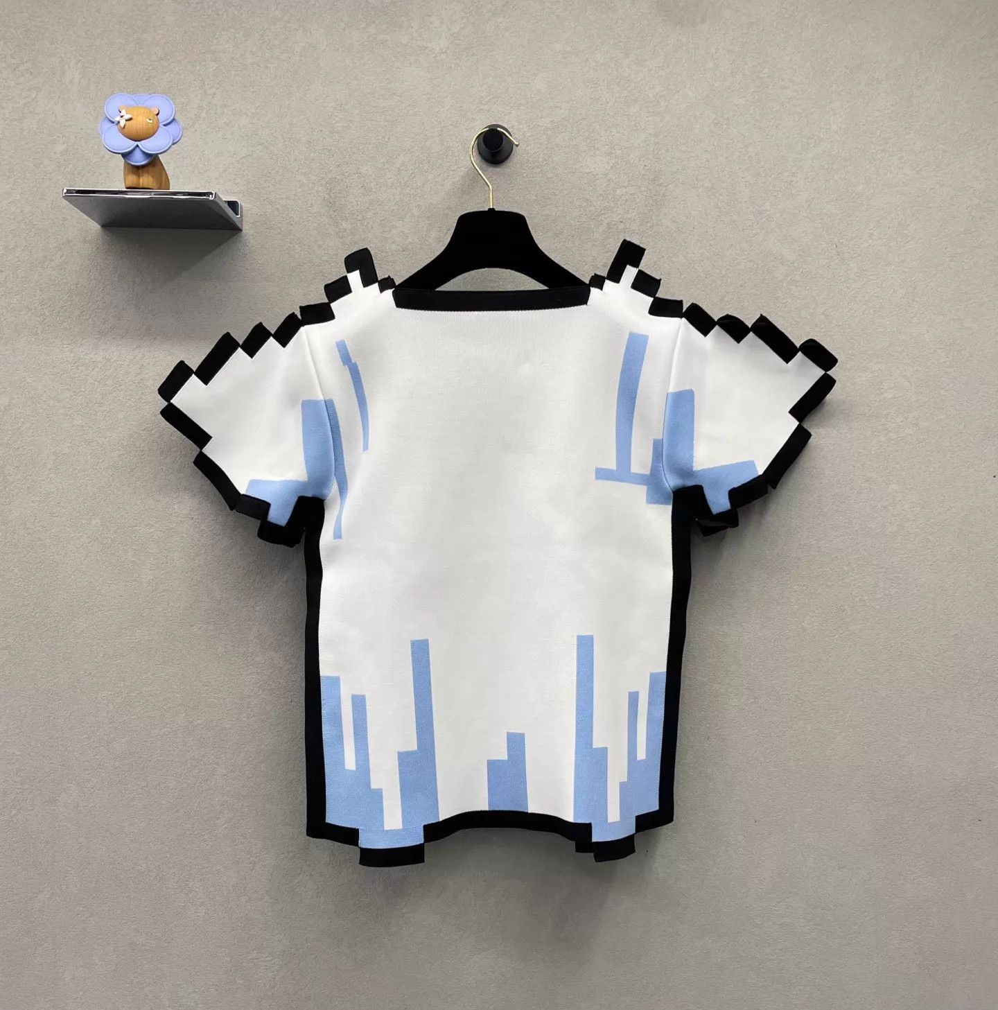 Loewe LOEWE Pixel 3D Tech Crewneck Tee xs Size XS / US 0-2 / IT 36-38 - 2 Thumbnail