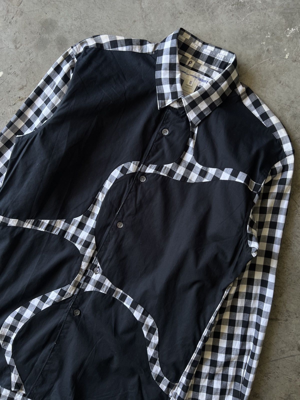 Comme des Garcons SHIRT Comme des Garçons Shirt - A/W12 Angelica Patchwork Shirt Size US S / EU 44-46 / 1 - 3 Thumbnail