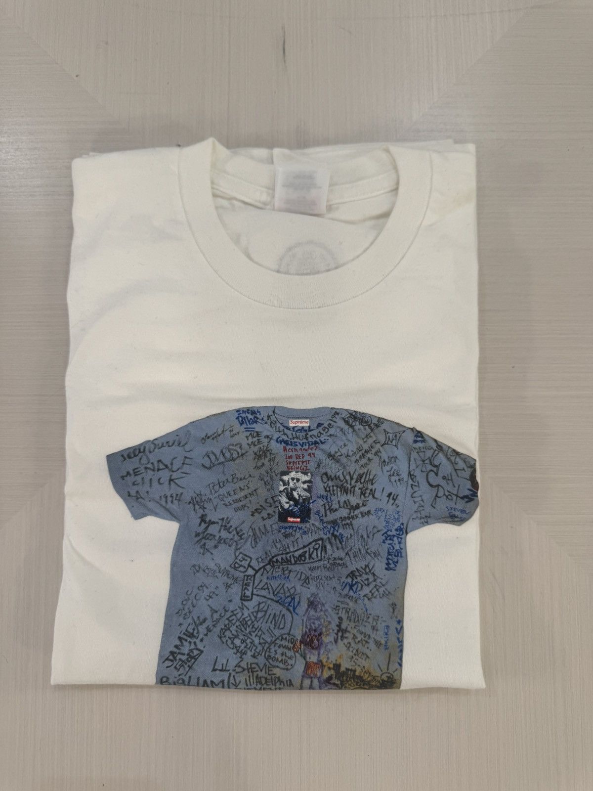 Supreme Supreme 30th Anniversary First Tee White Sz S SS24 USED Size US S / EU 44-46 / 1 - 1 Thumbnail