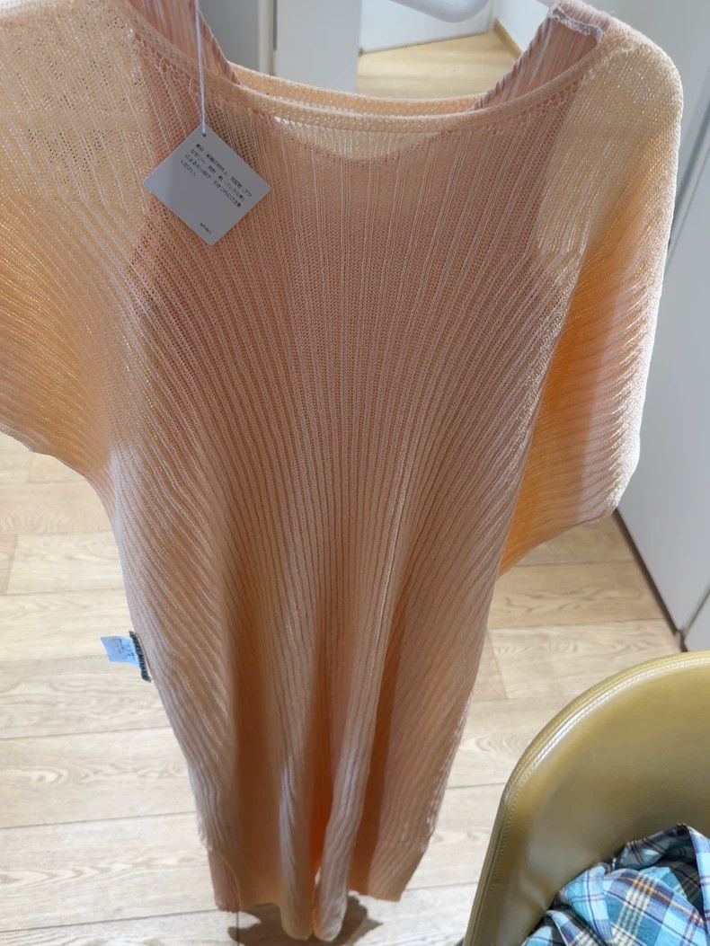 Issey Miyake Issey Miyake Beige toothpick dress Size XS / US 0-2 / IT 36-38 - 1 Thumbnail
