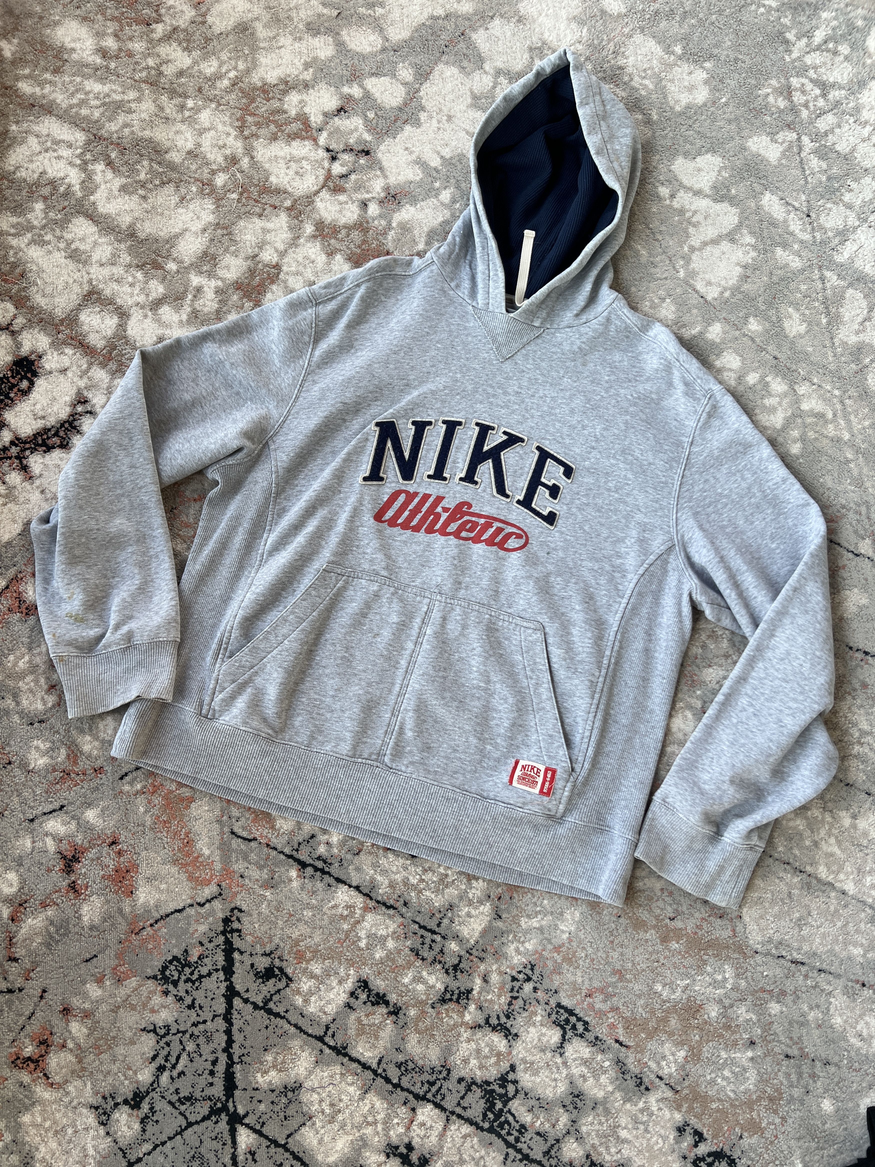 Nike Vintage Nike Athletic Hoodie Size US L / EU 52-54 / 3 - 1 Thumbnail