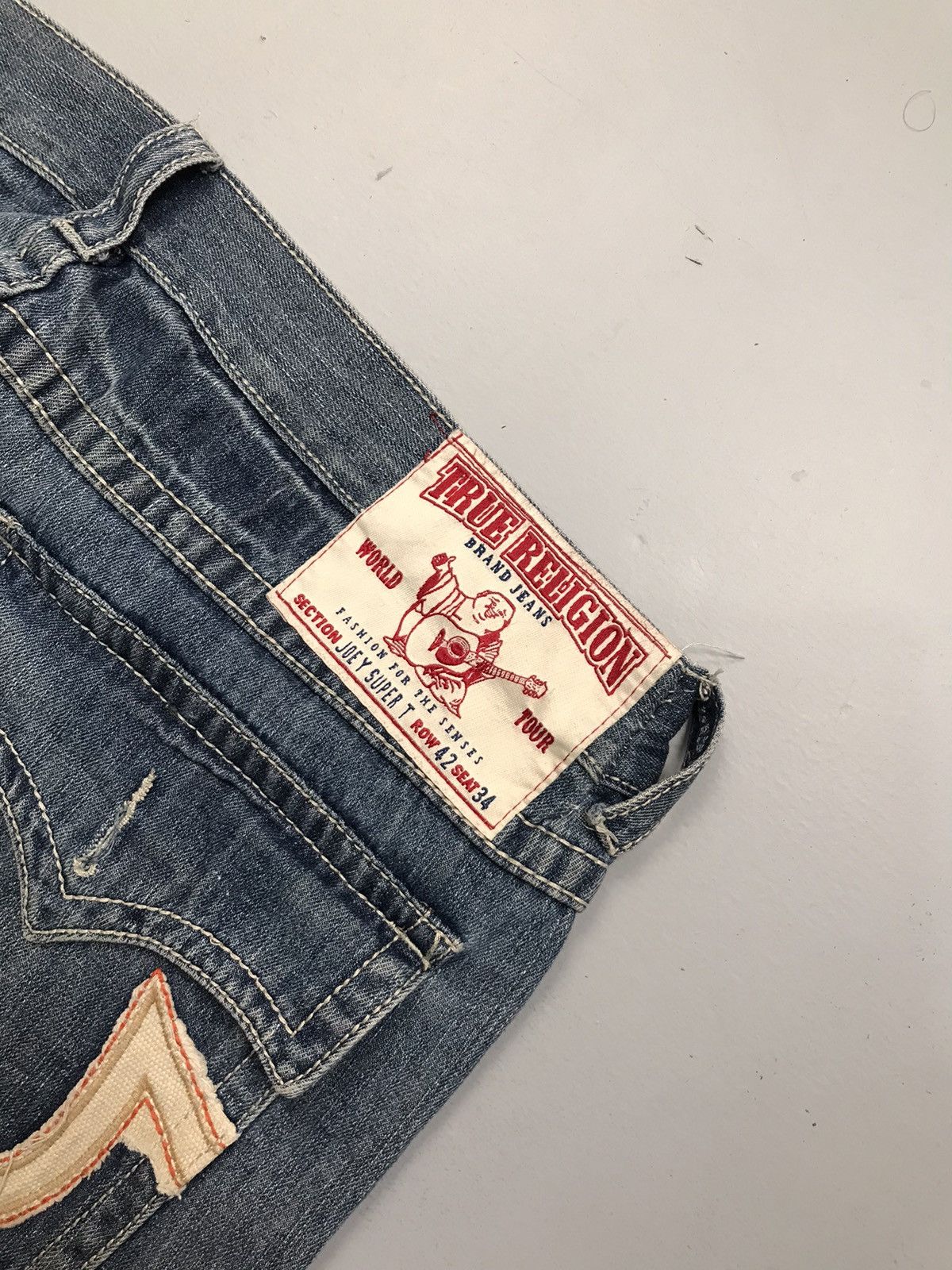 True Religion Vintage true religion joey super T denim Size US 42 / EU 58 - 12 Thumbnail