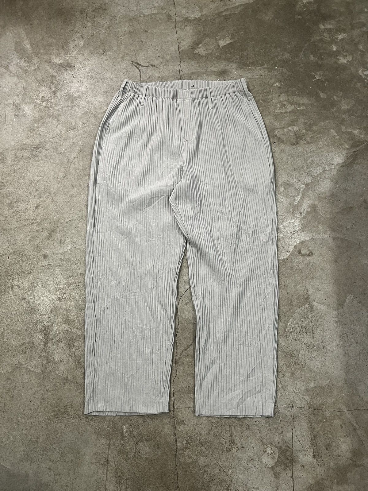 Designer × Homme Plisse Issey Miyake × Issey Miyake Homme Plisse Issey Miyake Basics Pleated Pants Size US 33 - 1 Thumbnail
