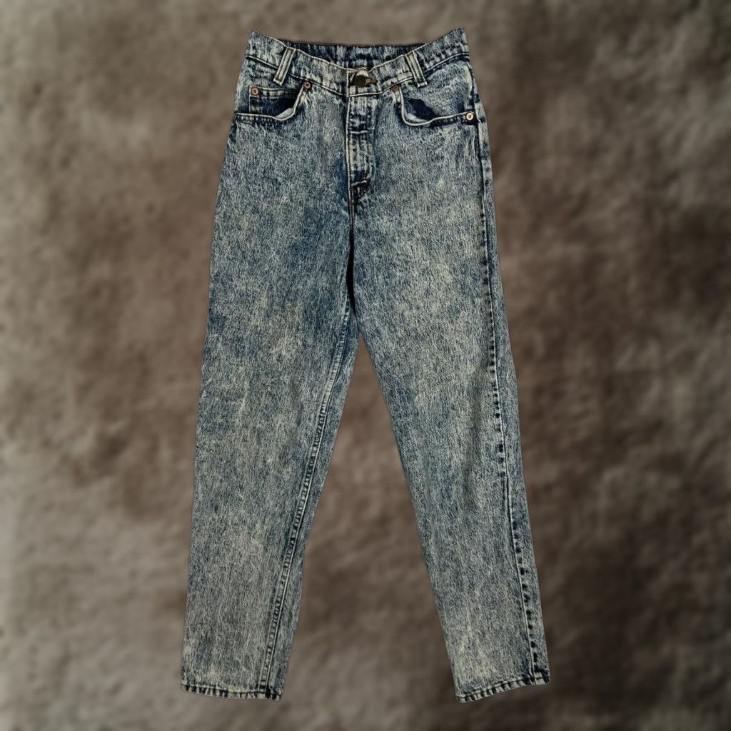 Levi's VINTAGE Levi's 551 Student Jeans Mens 26x30 Blue Acid Wash Tapered Made USA Size US 26 / EU 42 - 1 Thumbnail