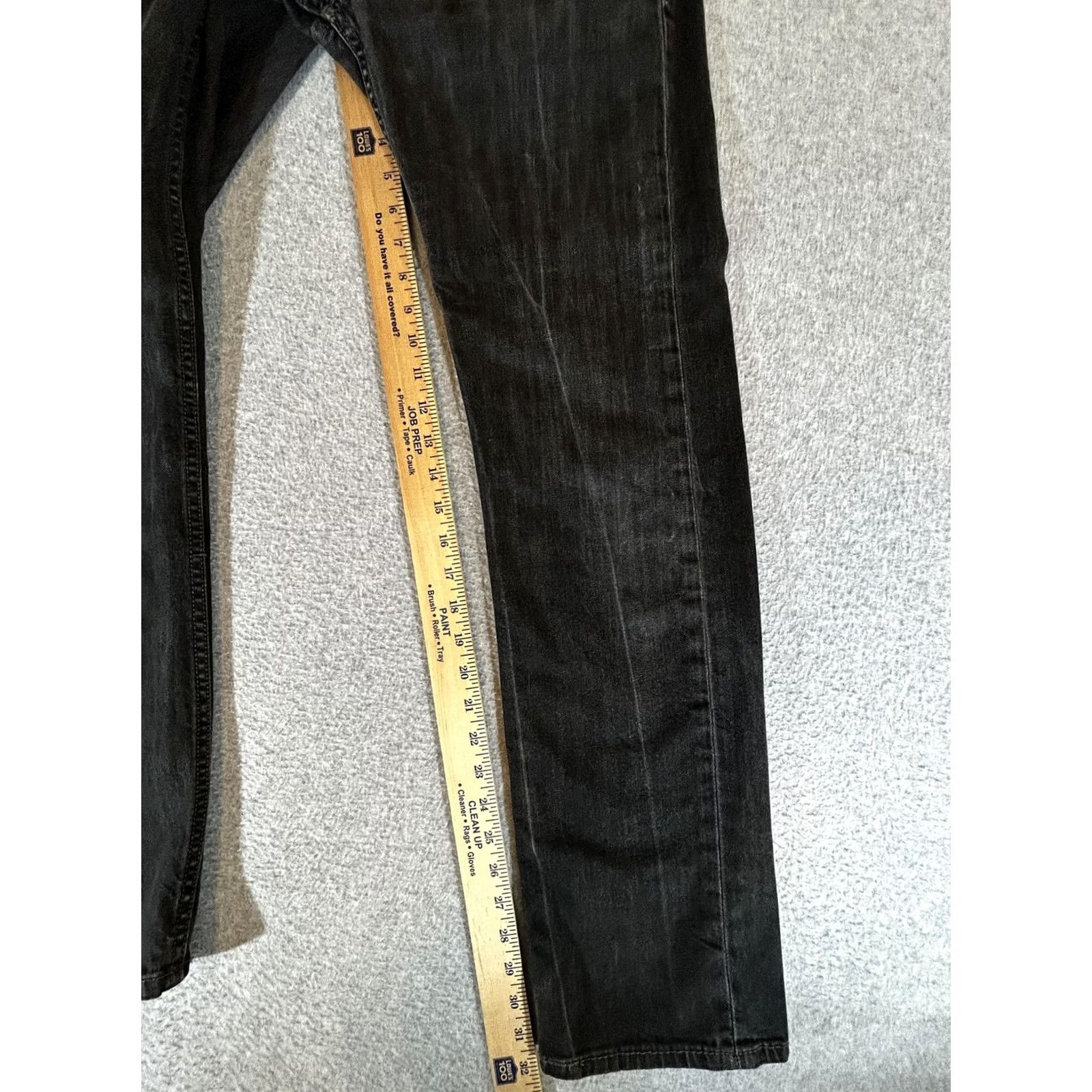 Levi's Levi's 513 Jeans Slim Straight Black Stretch Denim Mens 30x32 Waist 30 Inseam 32 Regular Size US 30 / EU 46 - 3 Thumbnail