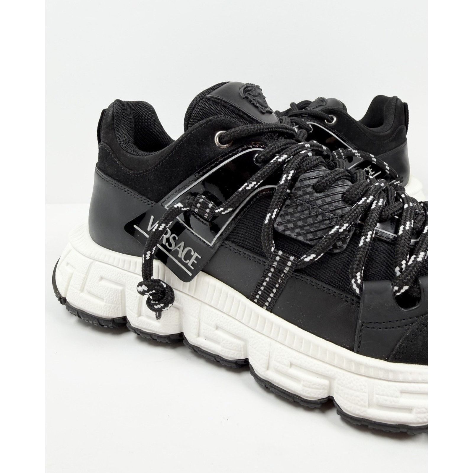 Versace Size 42EU/9US - Versace Trigreca Black Sneakers NEW! Size US 9 / EU 42 - 3 Thumbnail