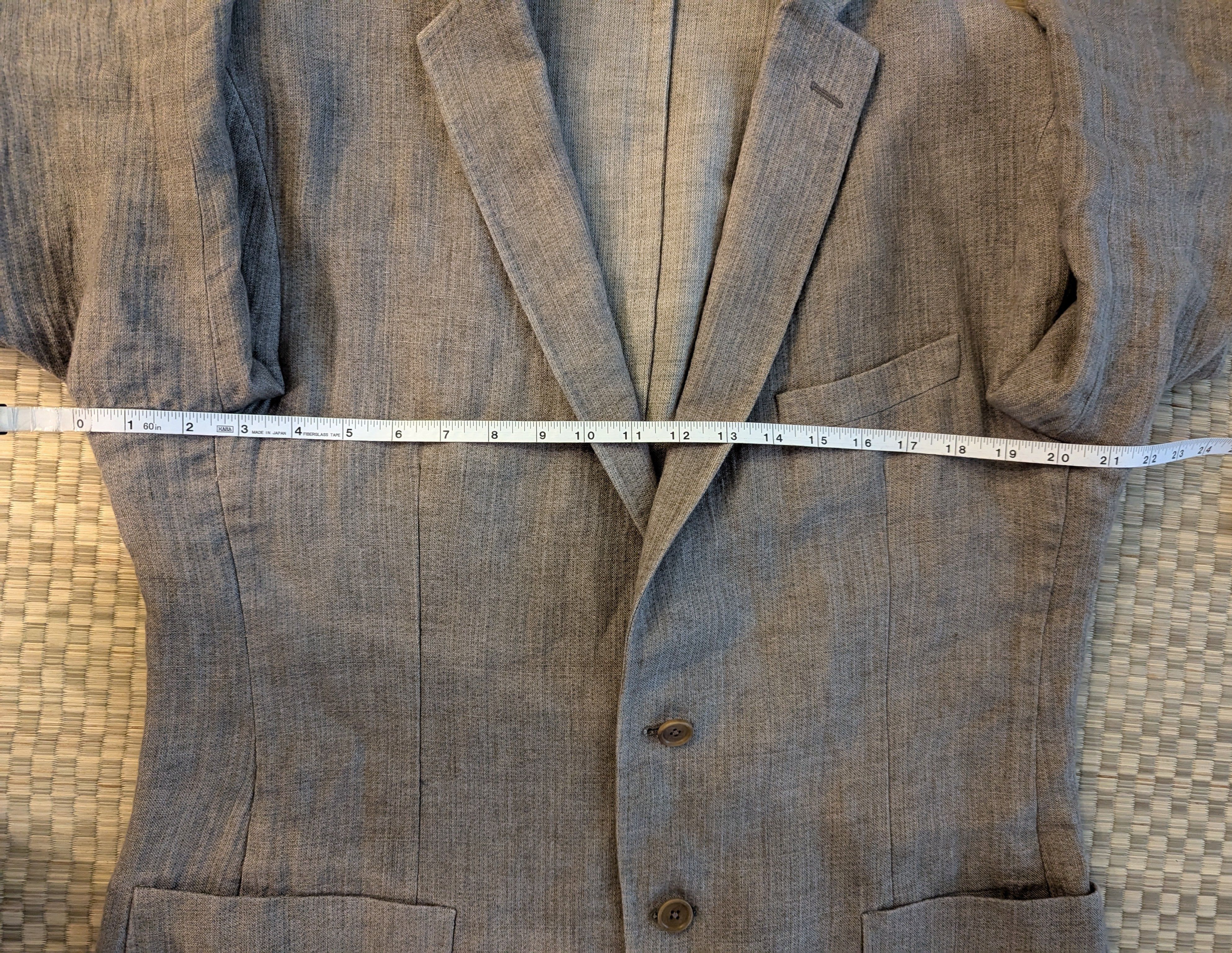 Designer Frank Stella NYC Linen Blazer Sportcoat Made in Portugal Size 54L - 7 Thumbnail