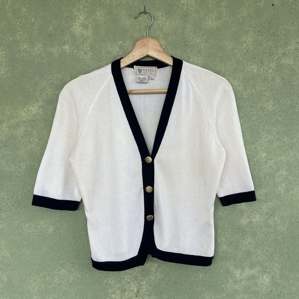 Vintage gucci cardigan hotsell