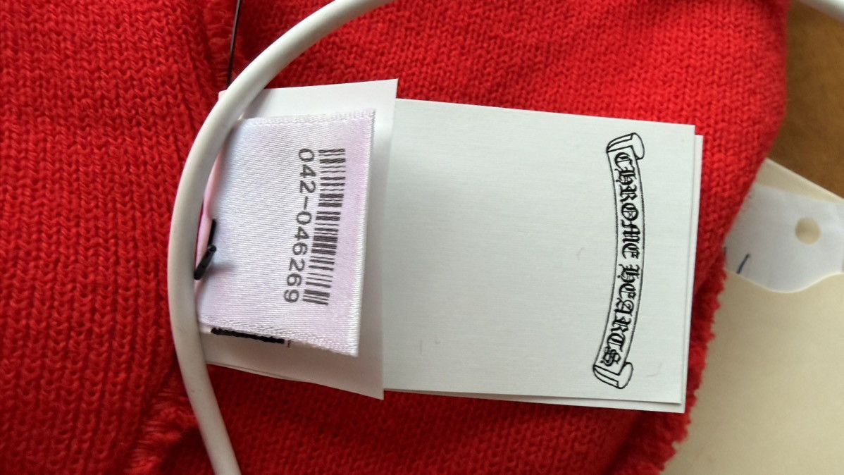 Chrome Hearts Chrome Hearts CH Beanie Red Size ONE SIZE - 9 Thumbnail