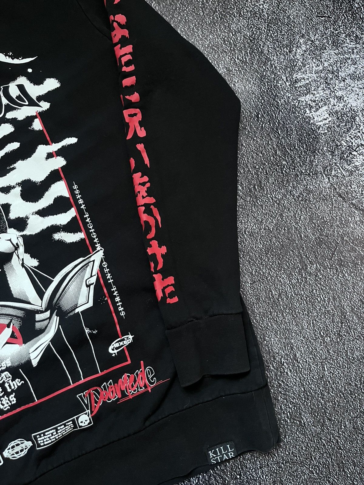 Japanese Brand Killstar You Are Doomed Anima Vintage Hoodie Y2K Black SZ S Size US S / EU 44-46 / 1 - 7 Thumbnail