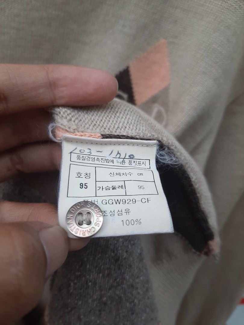 Christian Dior Monsieur Vintage Christian Dior Knit Sweater Size US S / EU 44-46 / 1 - 3 Thumbnail