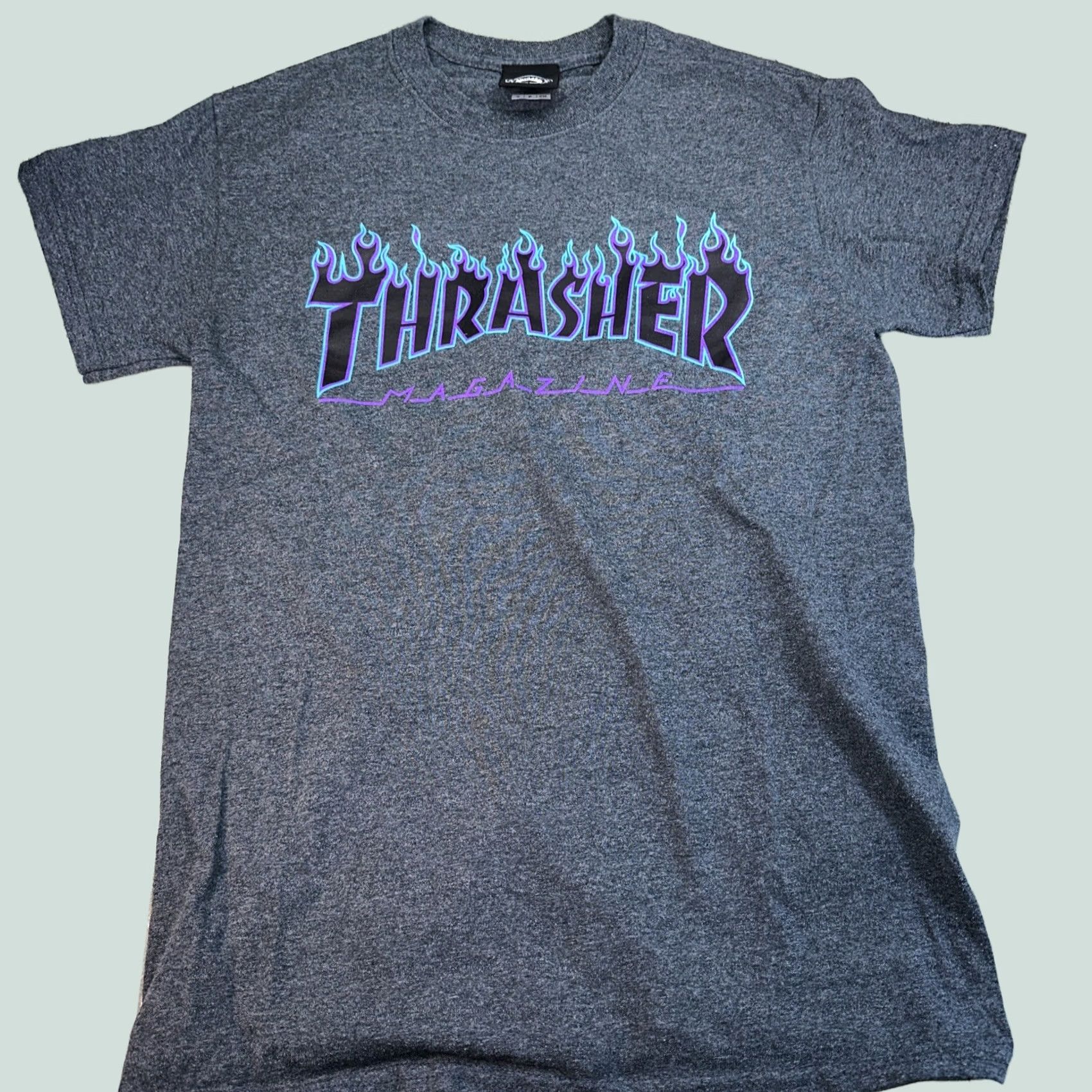Thrasher Thrasher T-Shirt Men Small S Dark Gray Logo Crew Neck Short Sleeve Cotton Regular Size US S / EU 44-46 / 1 - 1 Thumbnail