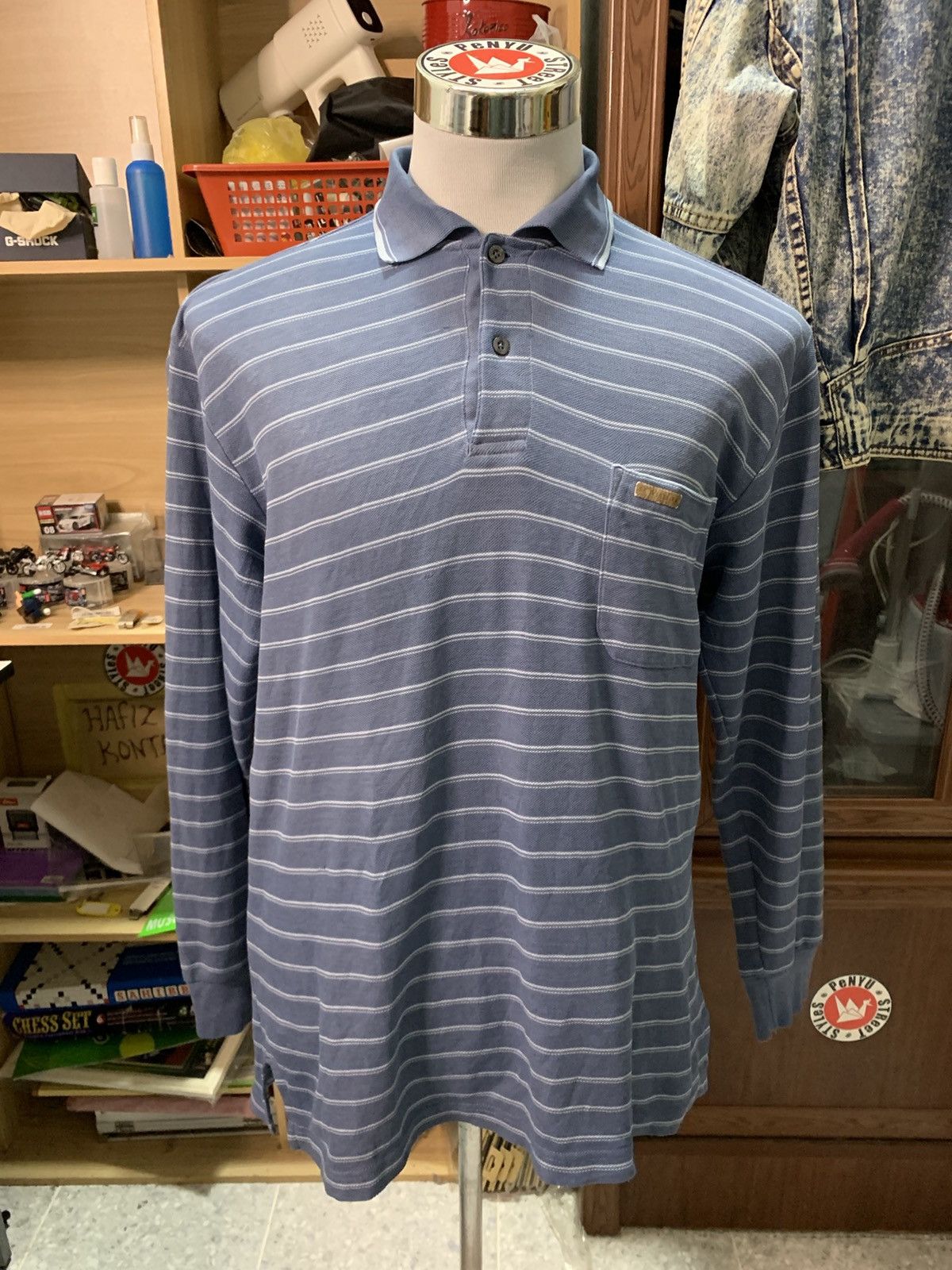 Vintage Vintage Santa Barbara polo shirt striped size M Size US M / EU 48-50 / 2 - 1 Thumbnail