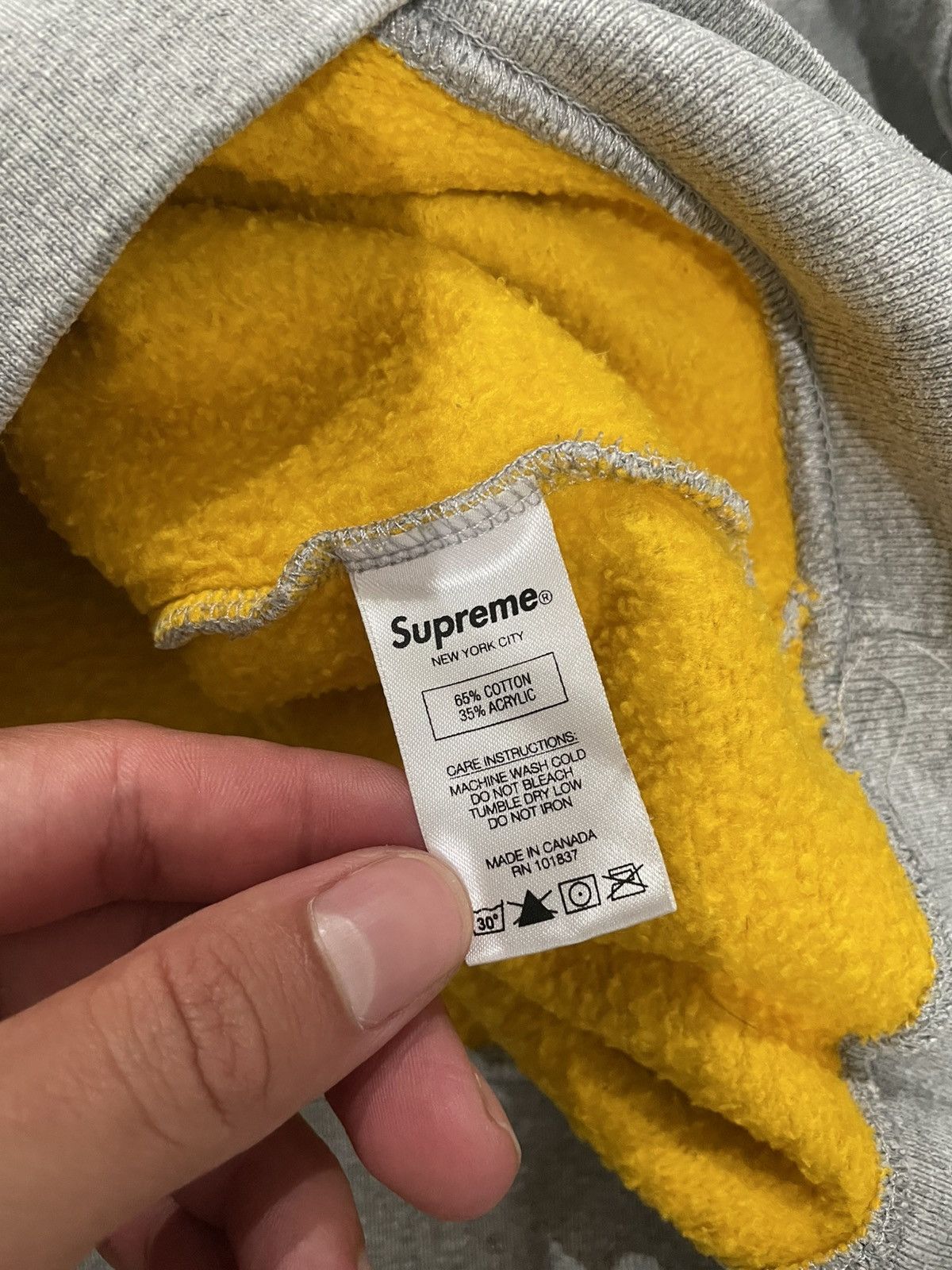 Supreme Supreme Contrast Crewneck (Large) Size US L / EU 52-54 / 3 - 5 Thumbnail