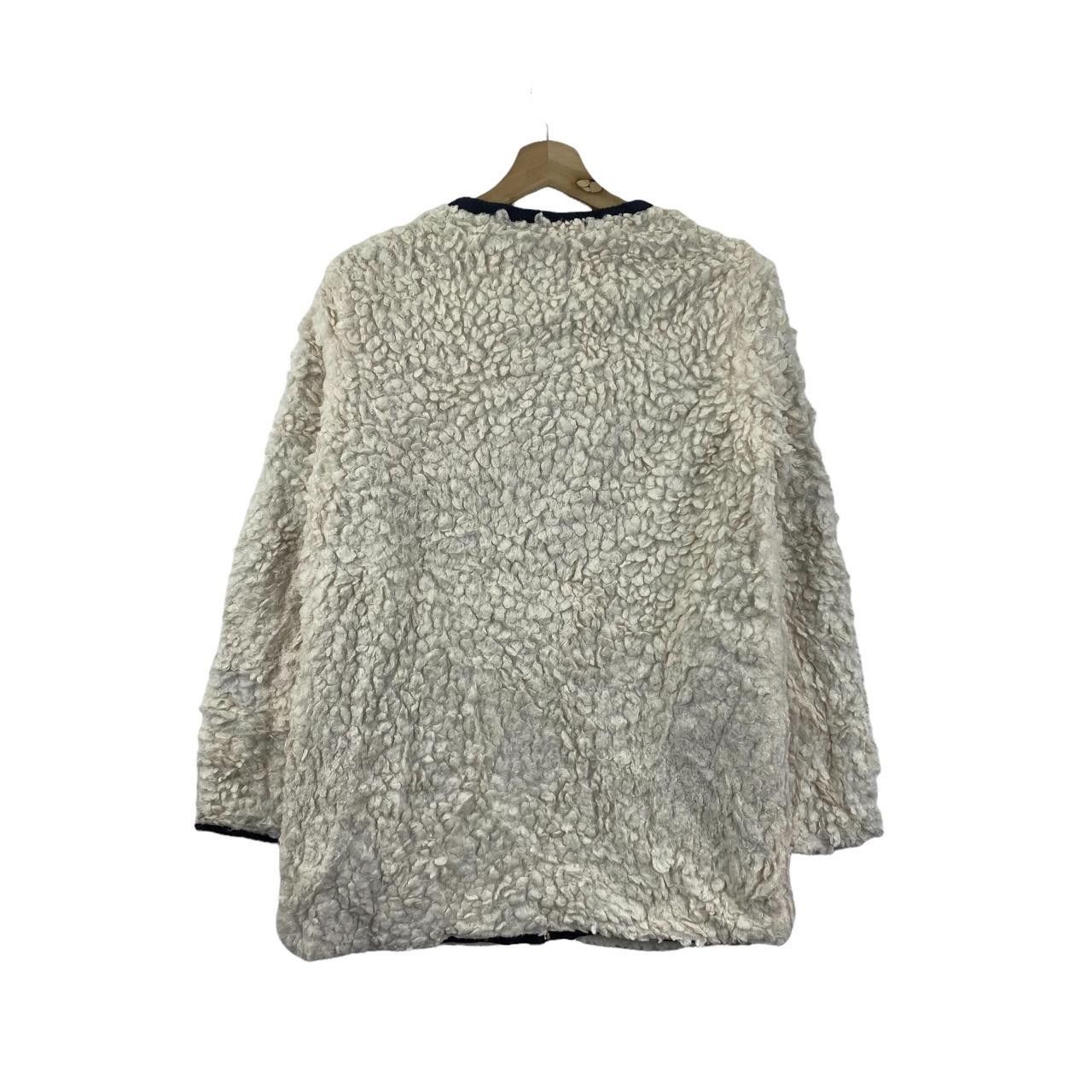 Vintage Vtg VENCE EXCHANGE JAPAN Sherpa Fleece Jacket Sweater Size M / US 6-8 / IT 42-44 - 2 Thumbnail