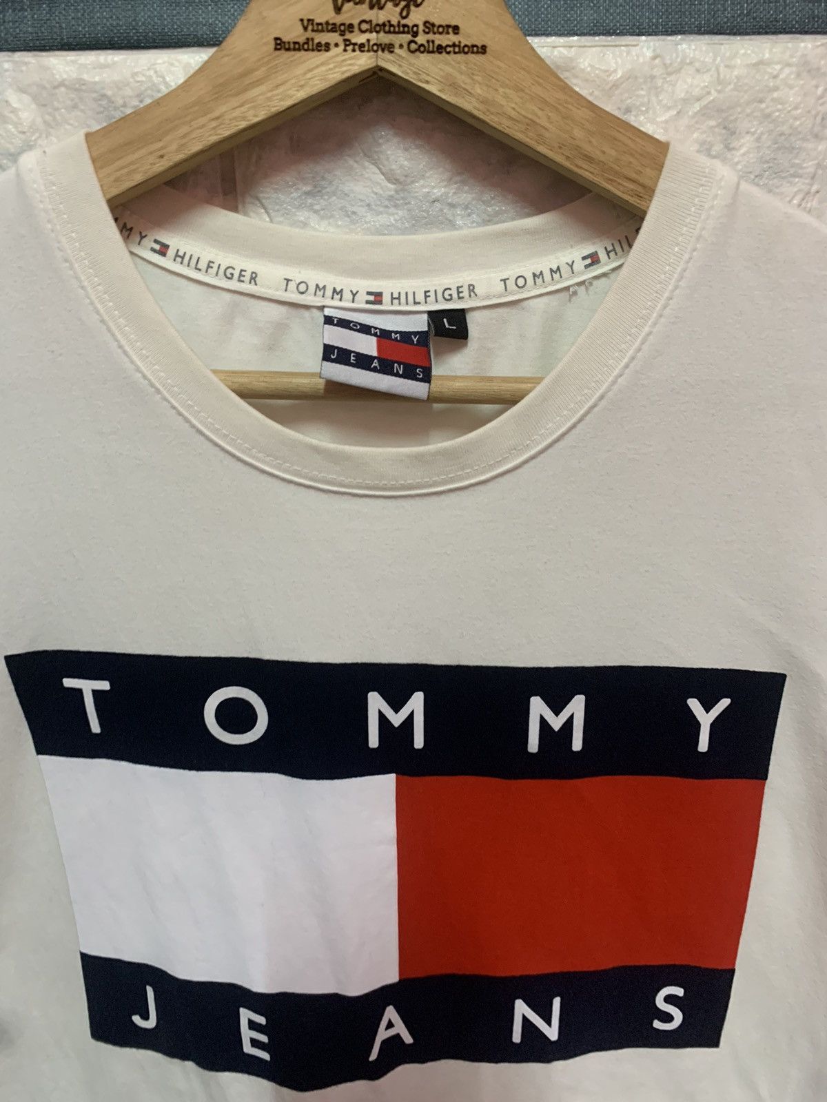 Tommy Hilfiger STEAL!! Shirt TOMMY HILFIGER Big Logo Size US M / EU 48-50 / 2 - 4 Thumbnail
