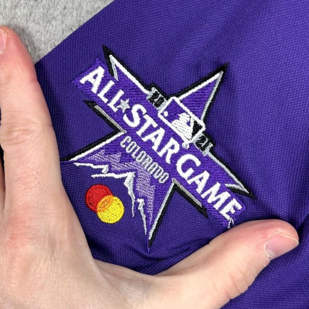 Nike Nike 2021 All Star Game MLB Polo Shirt Mens Large Dri-Fit Purple Standard Fit Size US L / EU 52-54 / 3 - 6 Thumbnail