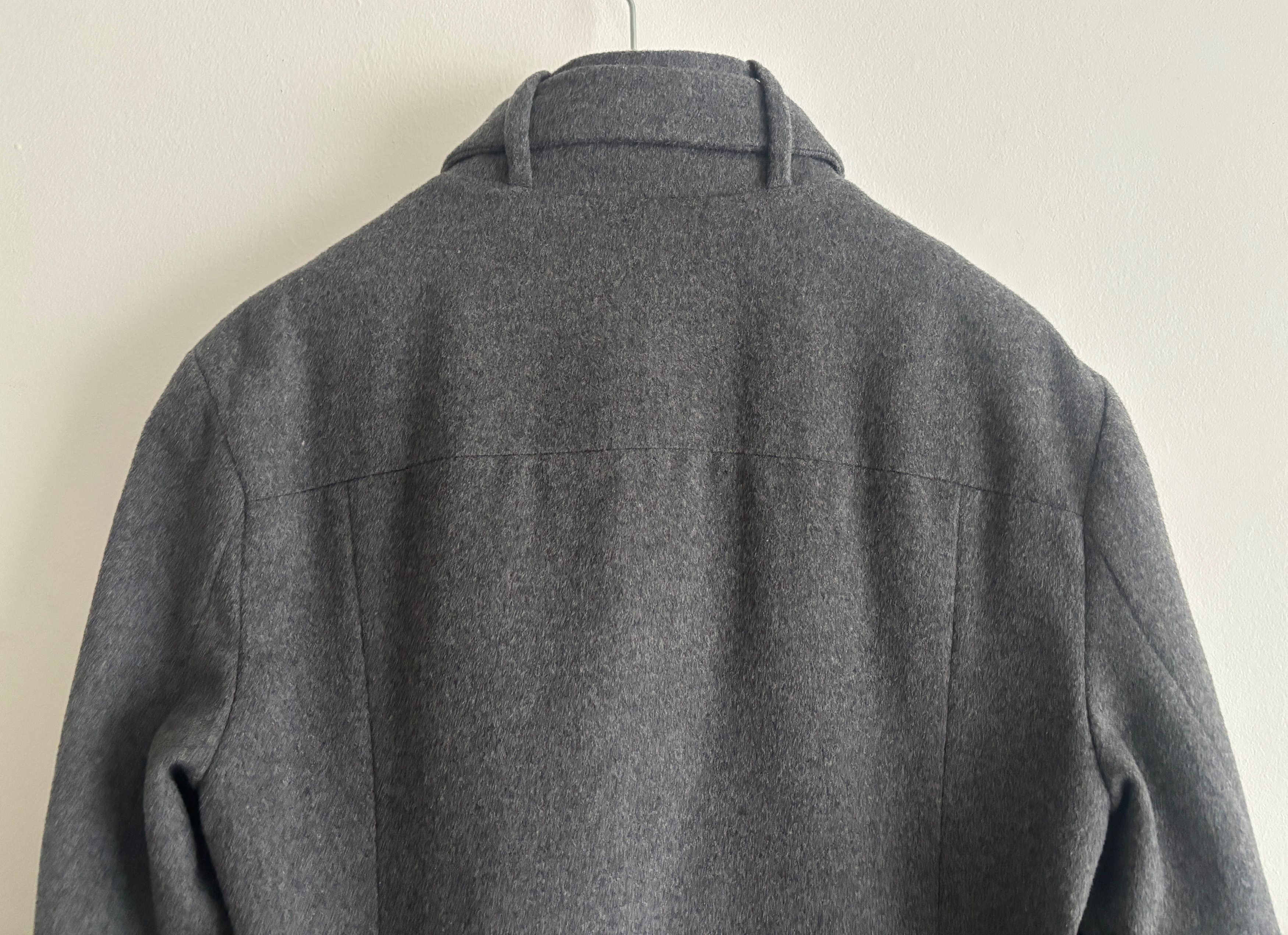 18 Waits $395 Grey Wool Pea Coat / Brigadier Jacket Large - XL Size US L / EU 52-54 / 3 - 12 Thumbnail