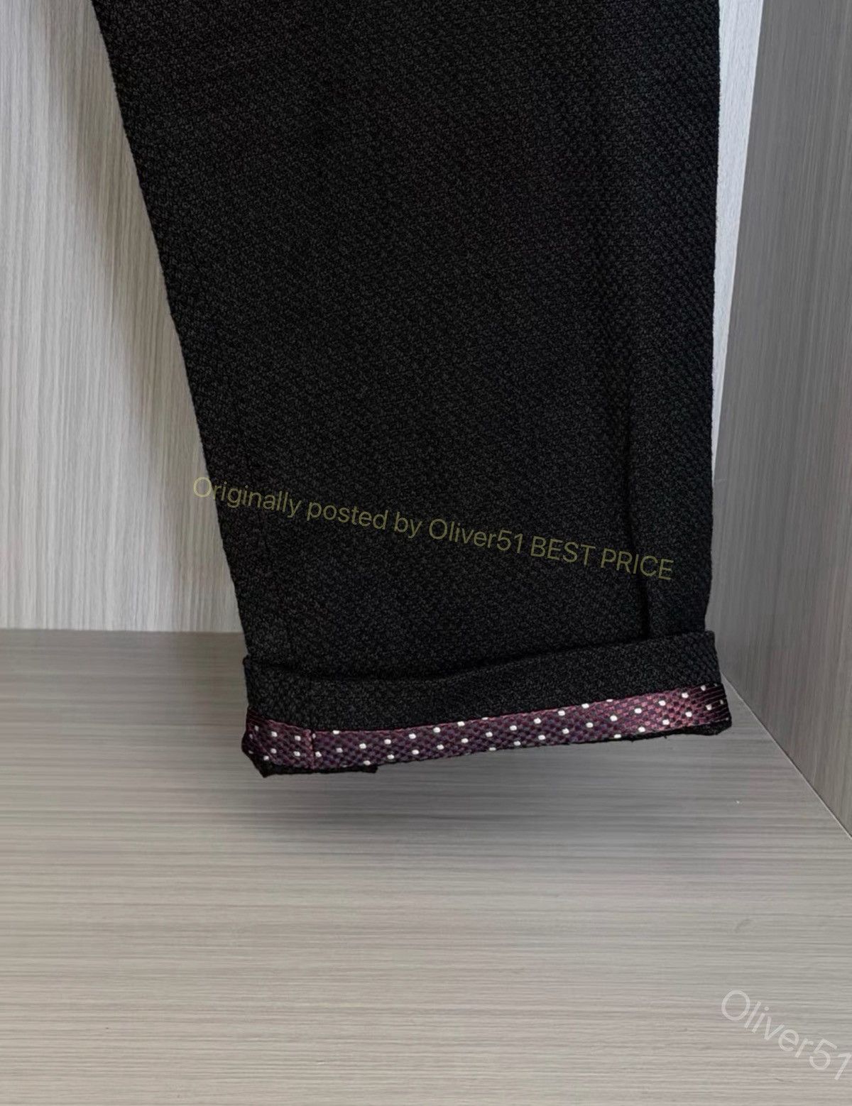 Geoffrey B. Small Geoffrey B. Small Antique‑Loom Knit Trousers YYYY17/2610 Size US 34 / EU 50 - 6 Thumbnail