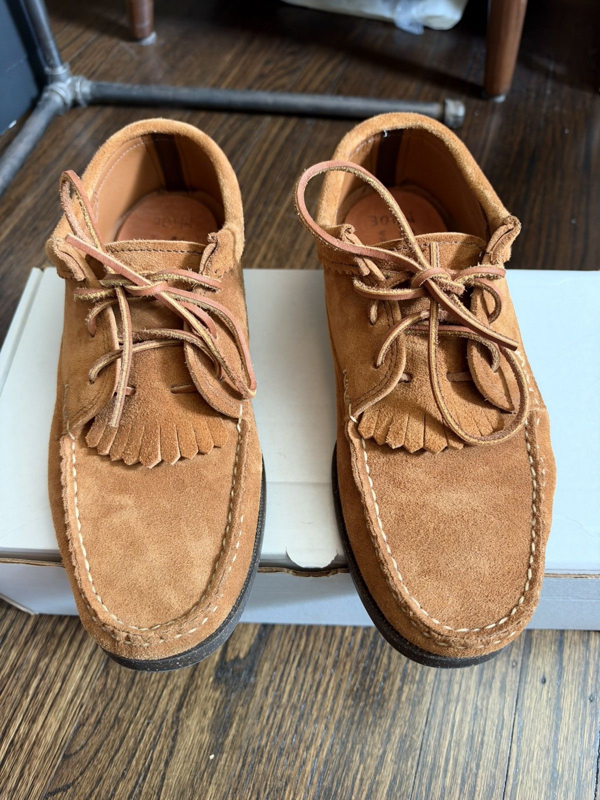 Yuketen Blucher W/Kiltie W/Camp sole FO G brown Size US 10 / EU 43 - 2 Thumbnail