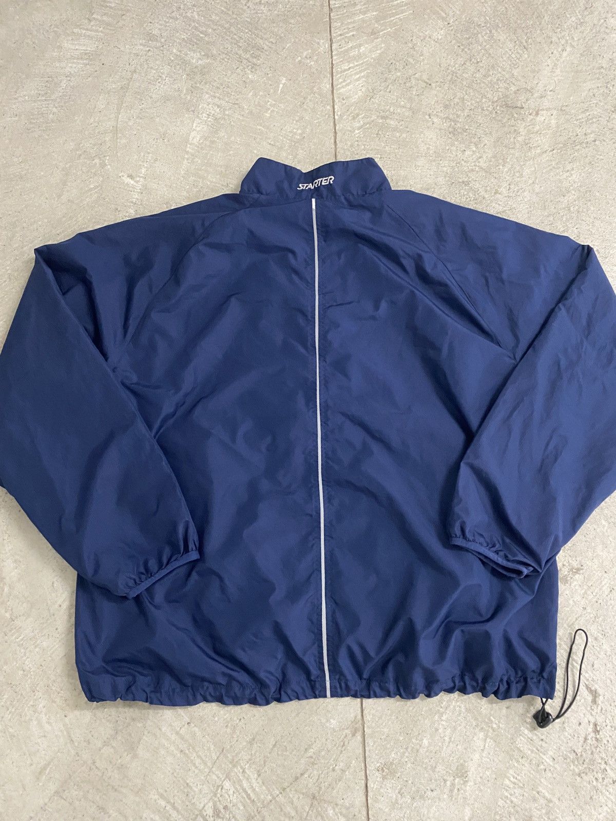 Starter Starter Navy Blue Nylon Track Jacket Size US XXL / EU 58 / 5 - 6 Thumbnail