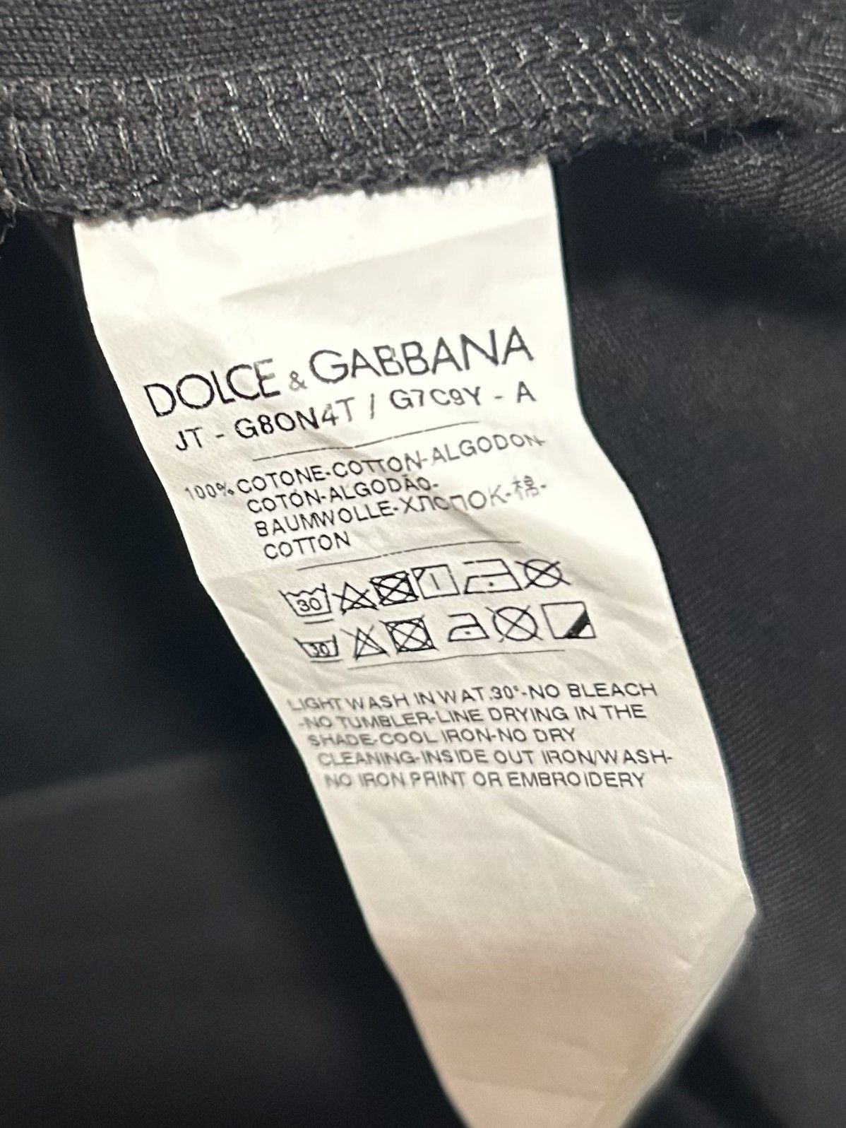 Dolce & Gabbana Dolce & Gabbana Mixed Bandana Crew Tee Size US L / EU 52-54 / 3 - 5 Thumbnail