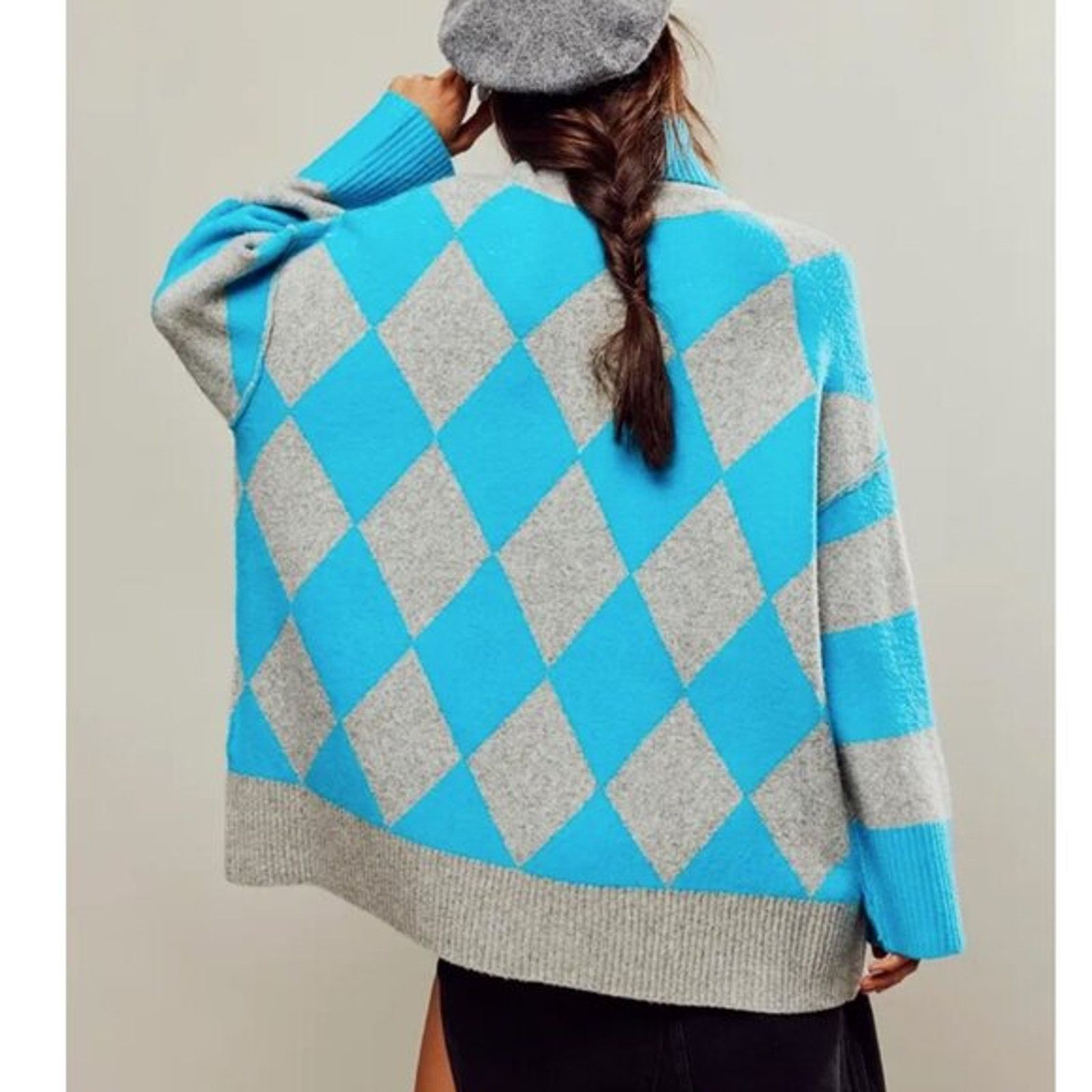 Free People New FREE PEOPLE Harley Turtleneck PULLOVER SWEATER $248 Sz S Size S / US 4 / IT 40 - 2 Thumbnail