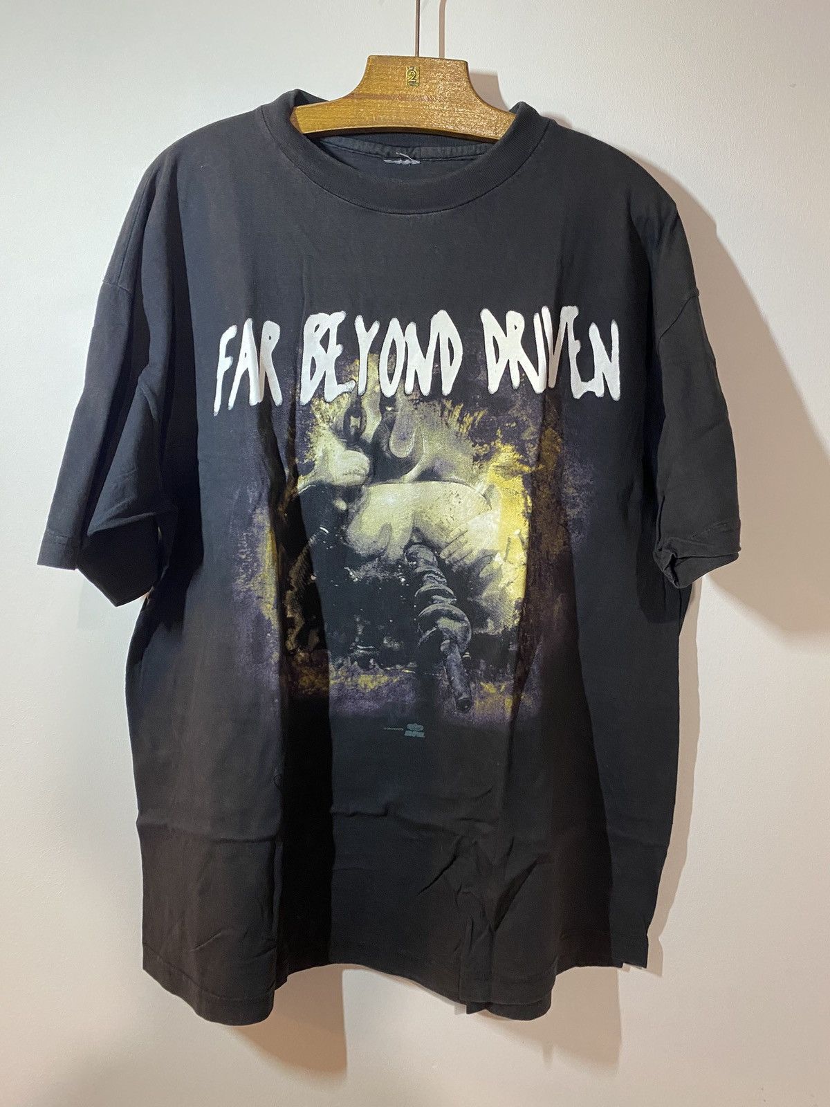 Band Tees × Vintage Vintage 90s Pantera tour far beyond driven Shirt Size US XL / EU 56 / 4 - 1 Thumbnail