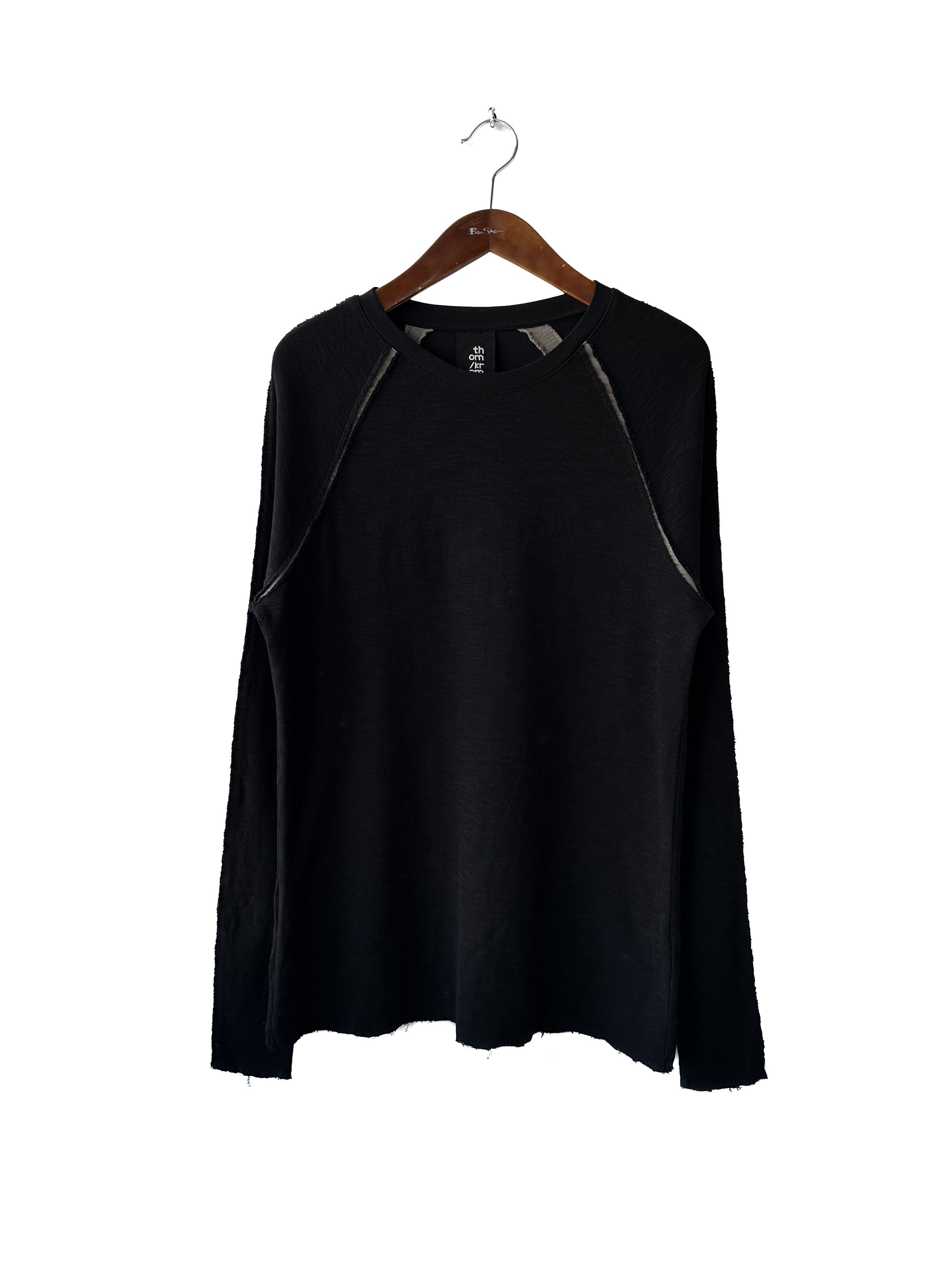 Thom/Krom TS 833 BLACK longsleeve t-shirt