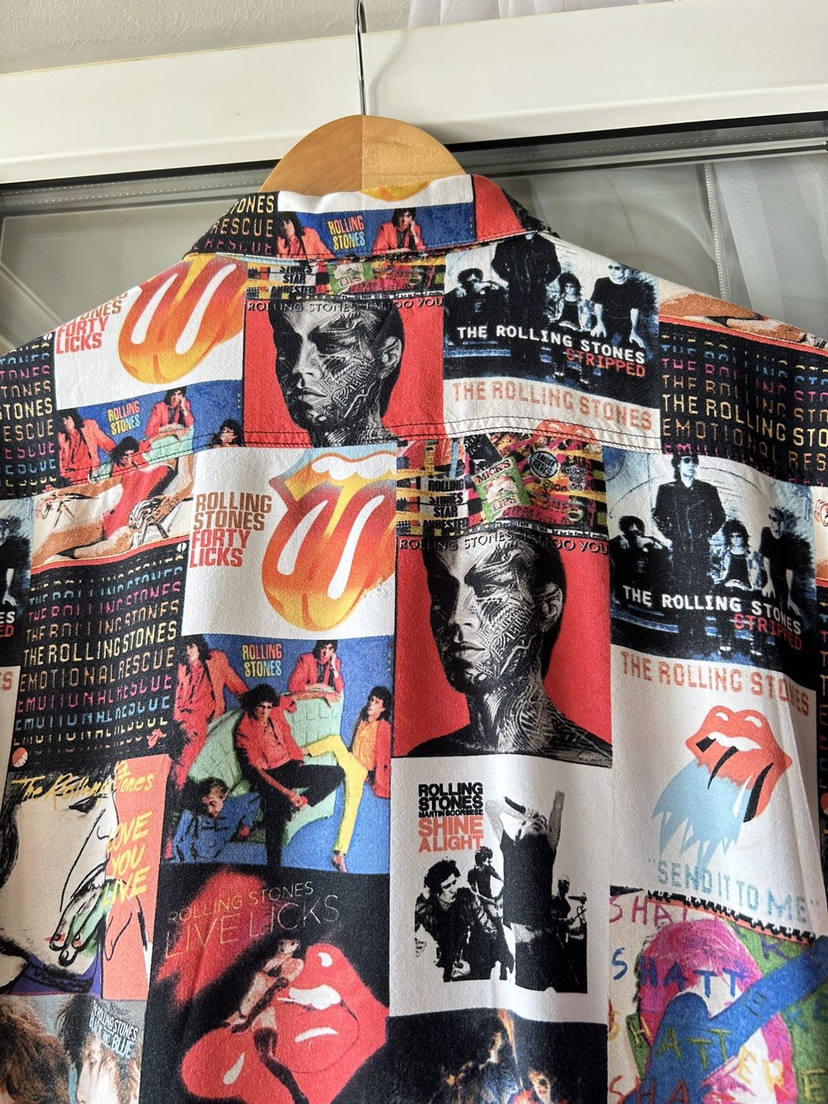 Band Tees The Rolling Stones 2018 All Over Print Button Up Shirt Size US L / EU 52-54 / 3 - 6 Thumbnail