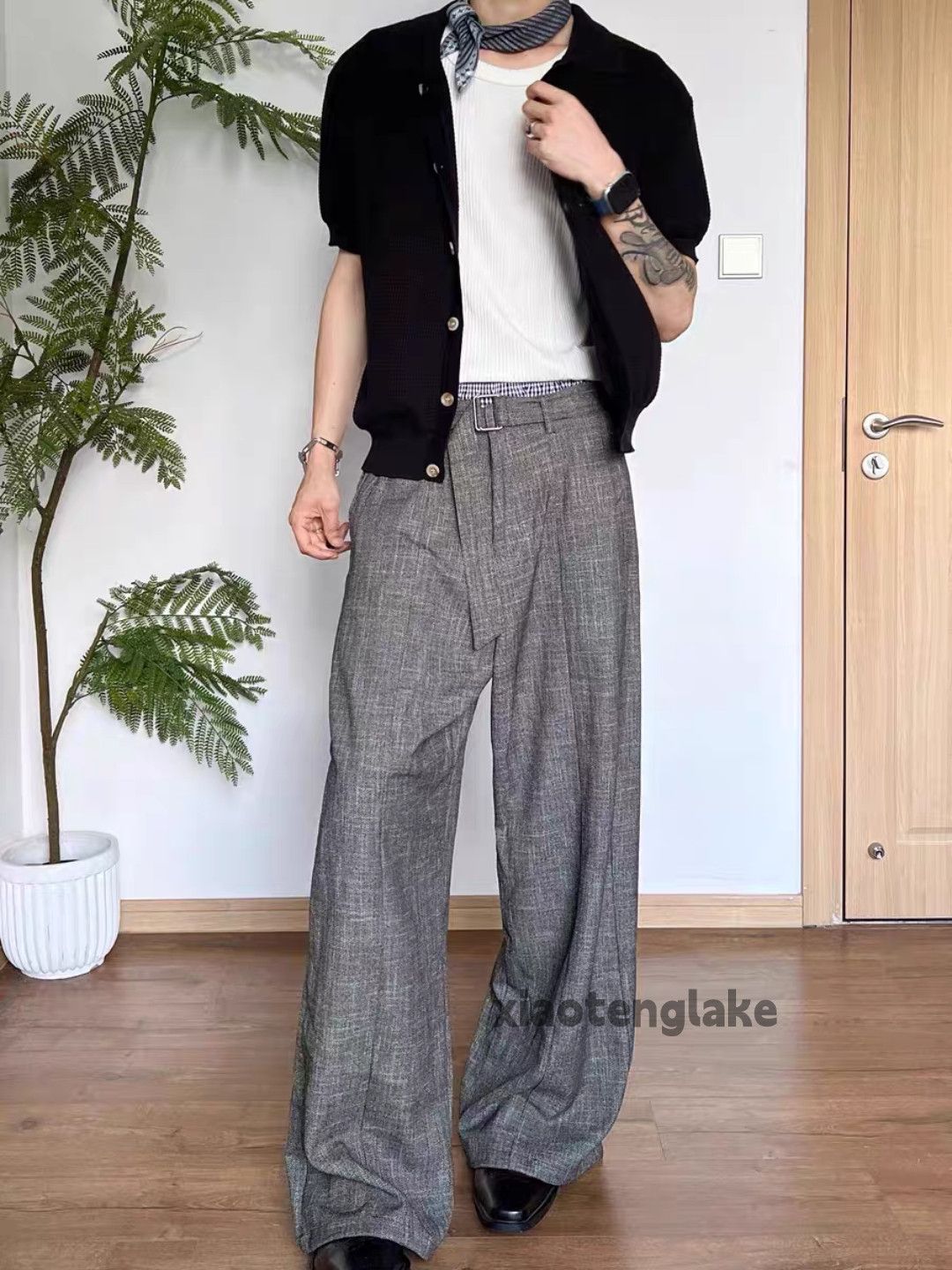Vintage Unisex outdoor utility yuppie y2k hiphop flared pants Size US 26 / EU 42 - 6 Thumbnail