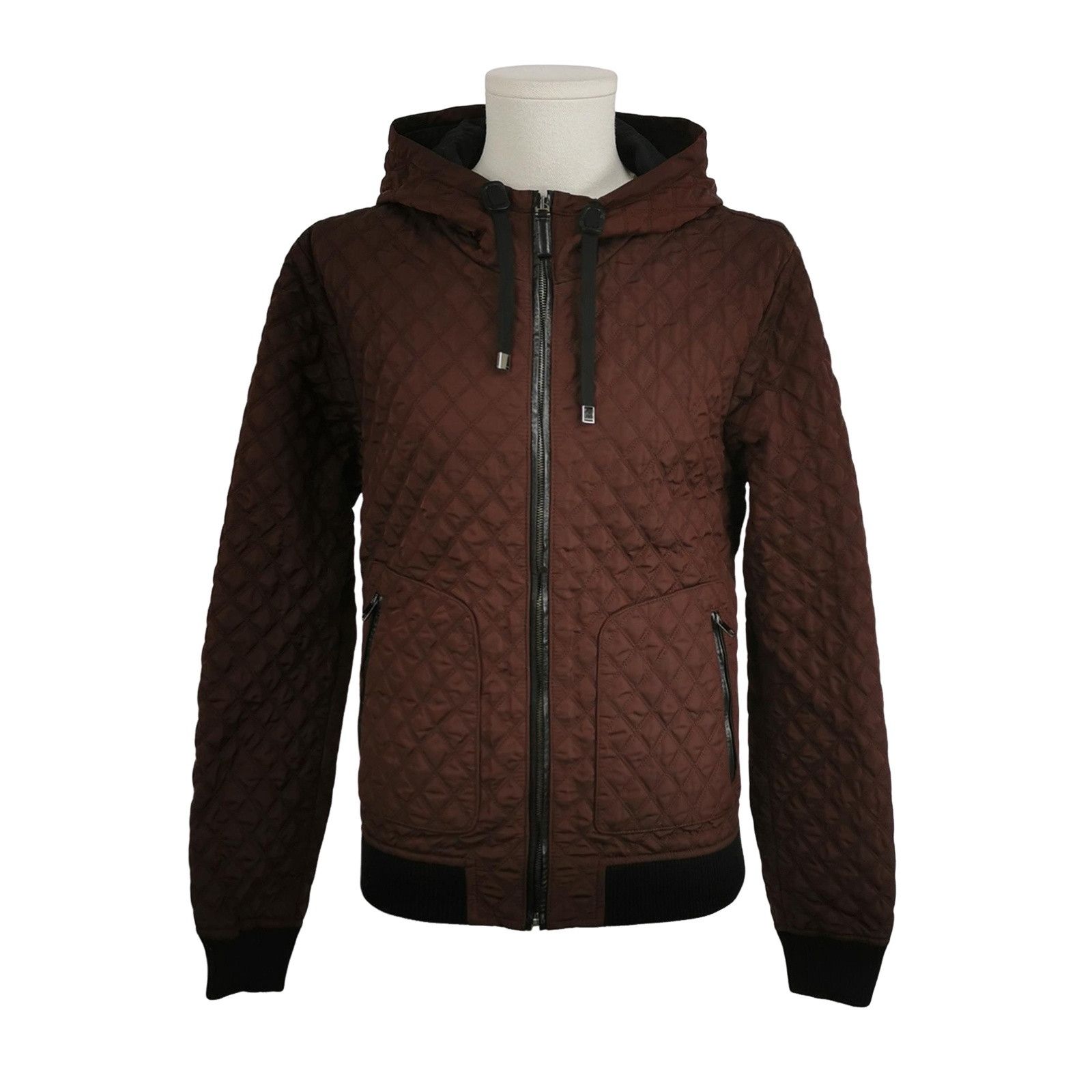 Dolce & Gabbana Dolce & Gabbana Quilted Hooded Jacket Size 48 Size US M / EU 48-50 / 2 - 1 Thumbnail