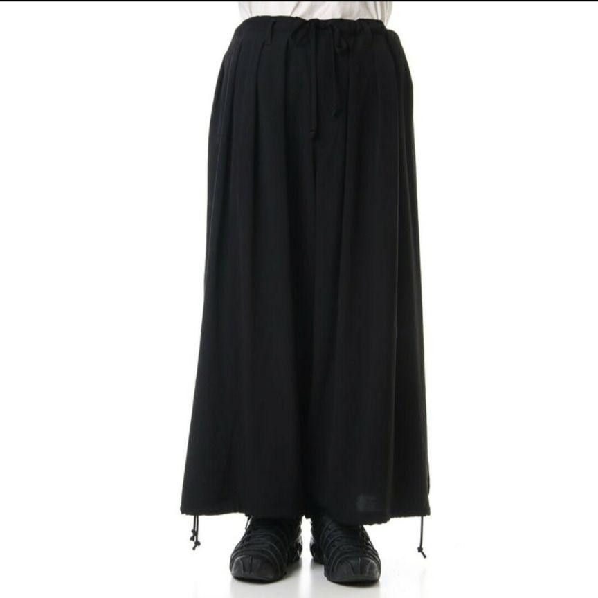 image of Yohji Yamamoto Pour Homme Ground Y 20Ss Balloon Pants in Black, Men's (Size 41)