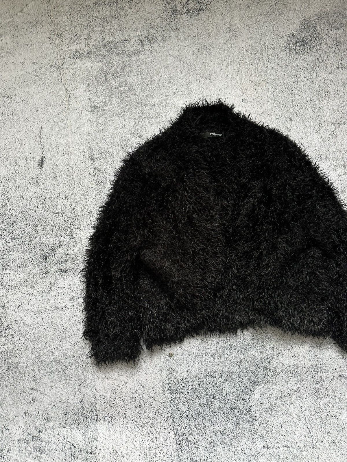 Japanese Brand Faux Fur Style Black Women's Jacket Small Fit Size XXS / US 00 / IT 34 - 2 Thumbnail