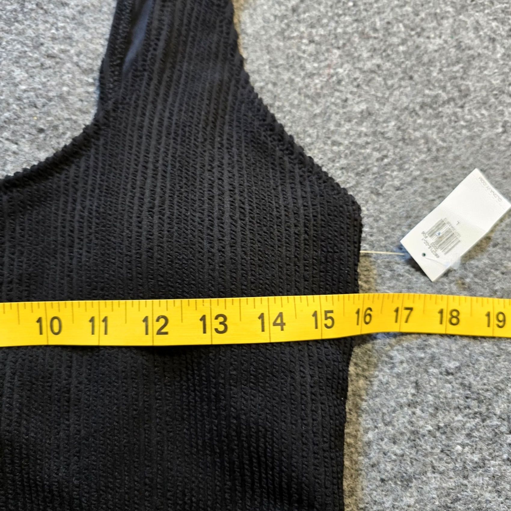 Old Navy Old Navy One Piece Women Large Black Ribbed Stretch Resort Capsule Swimsuit Regular Size XS? No, keep as L. Size ONE SIZE - 5 Thumbnail