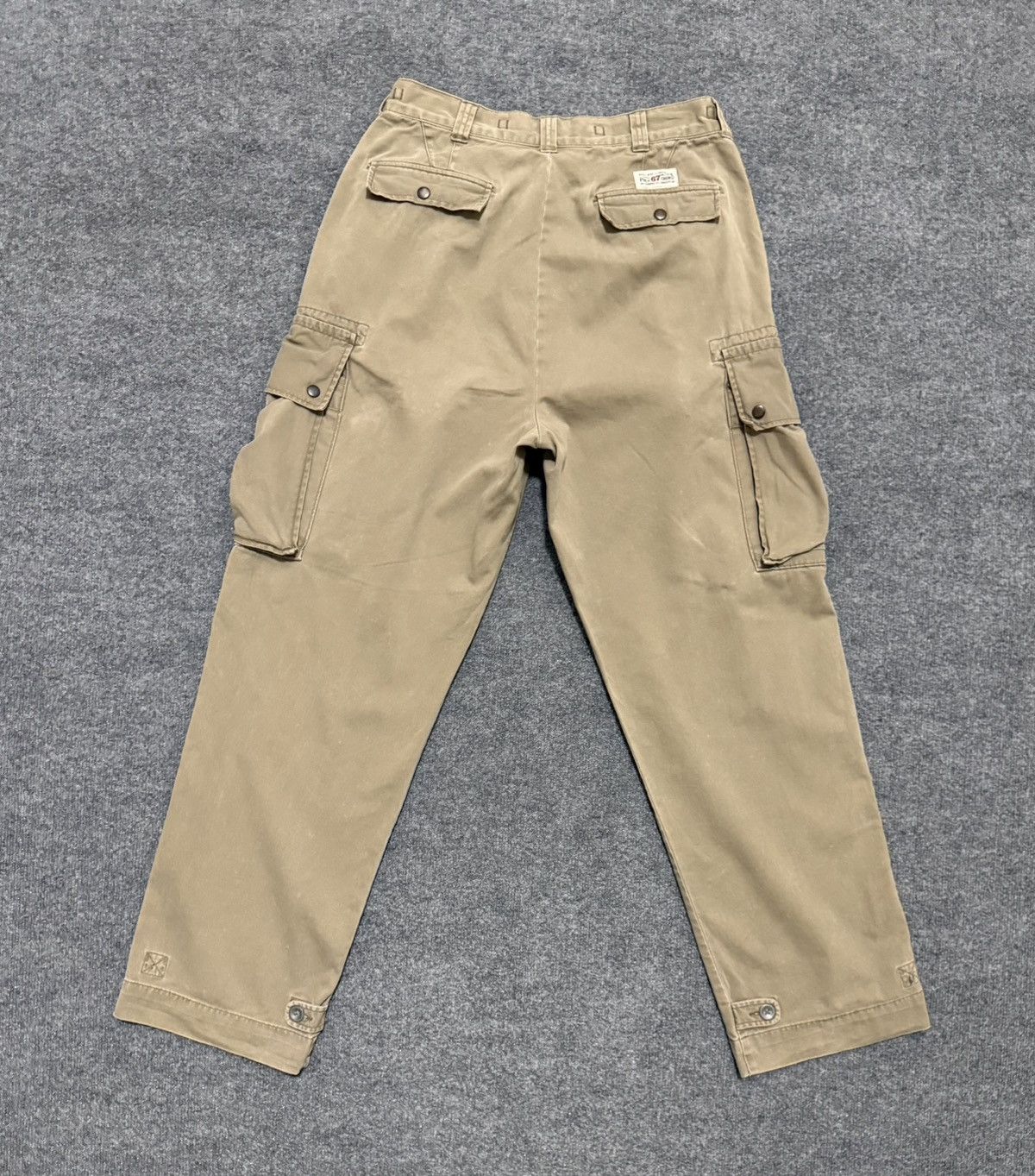 Polo Ralph Lauren Vintage Polo Ralph Lauren 67 Chino Cargo Pants Khaki 32x32 Size US 32 / EU 48 - 11 Thumbnail