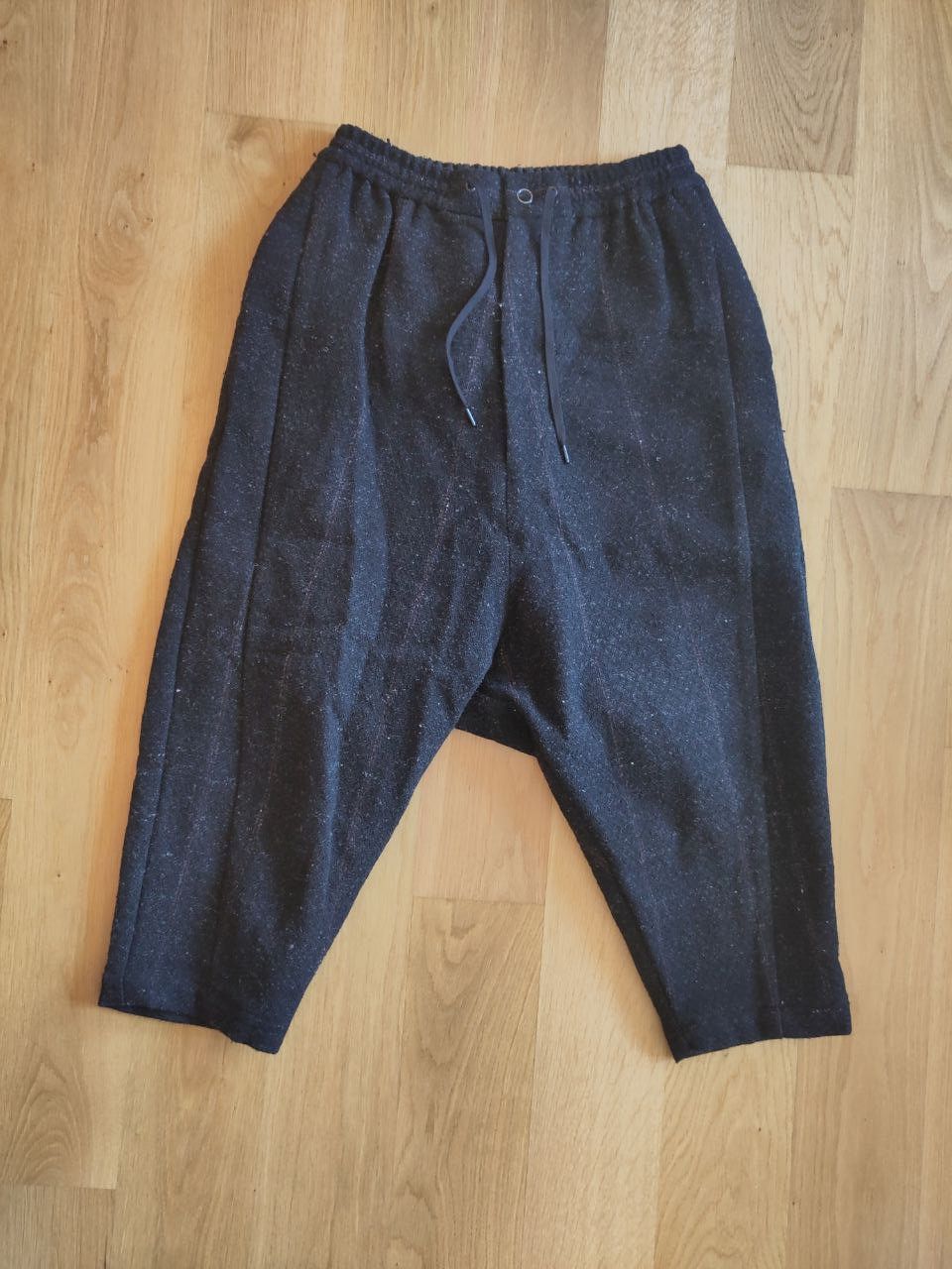 Relaxed pants shetland wool