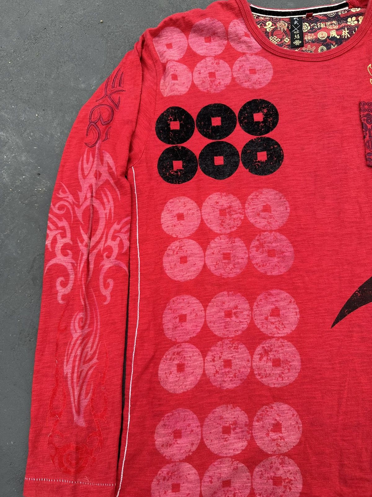Japanese Brand Embroidery Japanese Traditional Sukajan Longsleeve Bondage Size US L / EU 52-54 / 3 - 6 Thumbnail