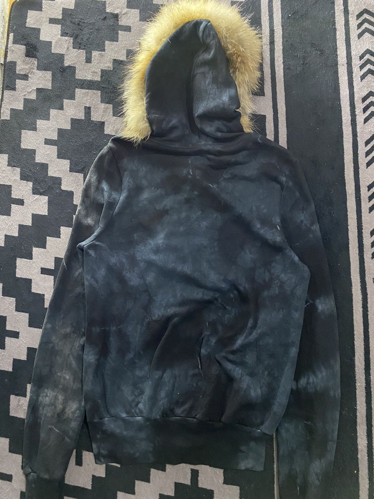 If Six Was Nine × Japanese Brand × Le Grande Bleu (L.G.B.) Japanese wow lookz bleach faux fur hoodie Size US L / EU 52-54 / 3 - 2 Thumbnail