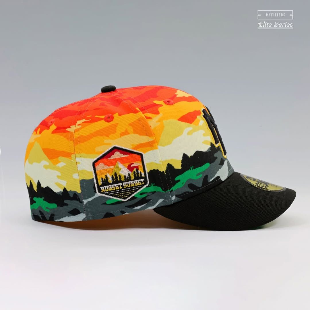 MyFitteds SIZE 7 MYFITTEDS X RUSSETSUNSET NEW ERA FITTED HAT Size ONE SIZE - 3 Thumbnail