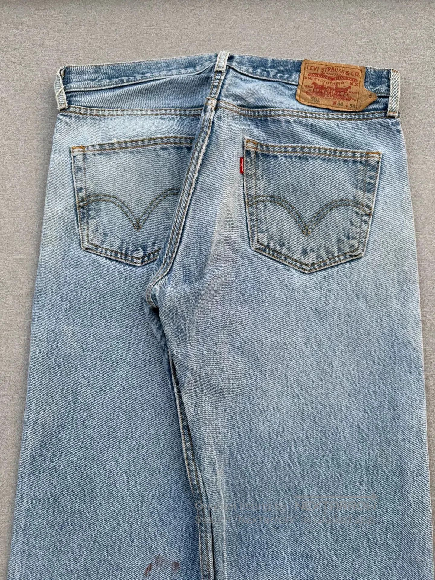 Vintage Vintage 00s Levi's 501 Remake Jeans. Size US 34 / EU 50 - 8 Thumbnail